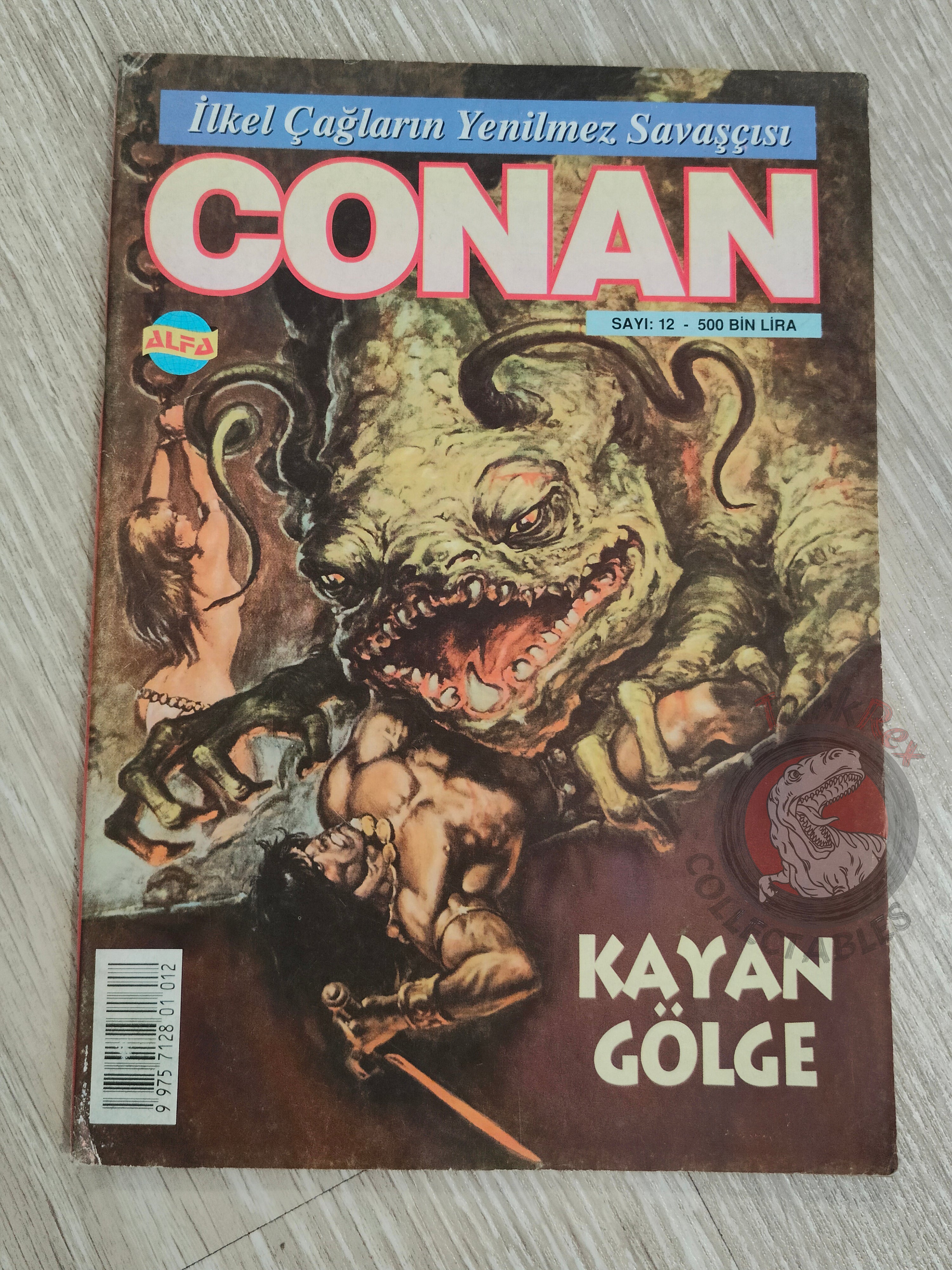 Conan #12 The Savage Sword of Conan #20 #21 Turkish Comic Turkey