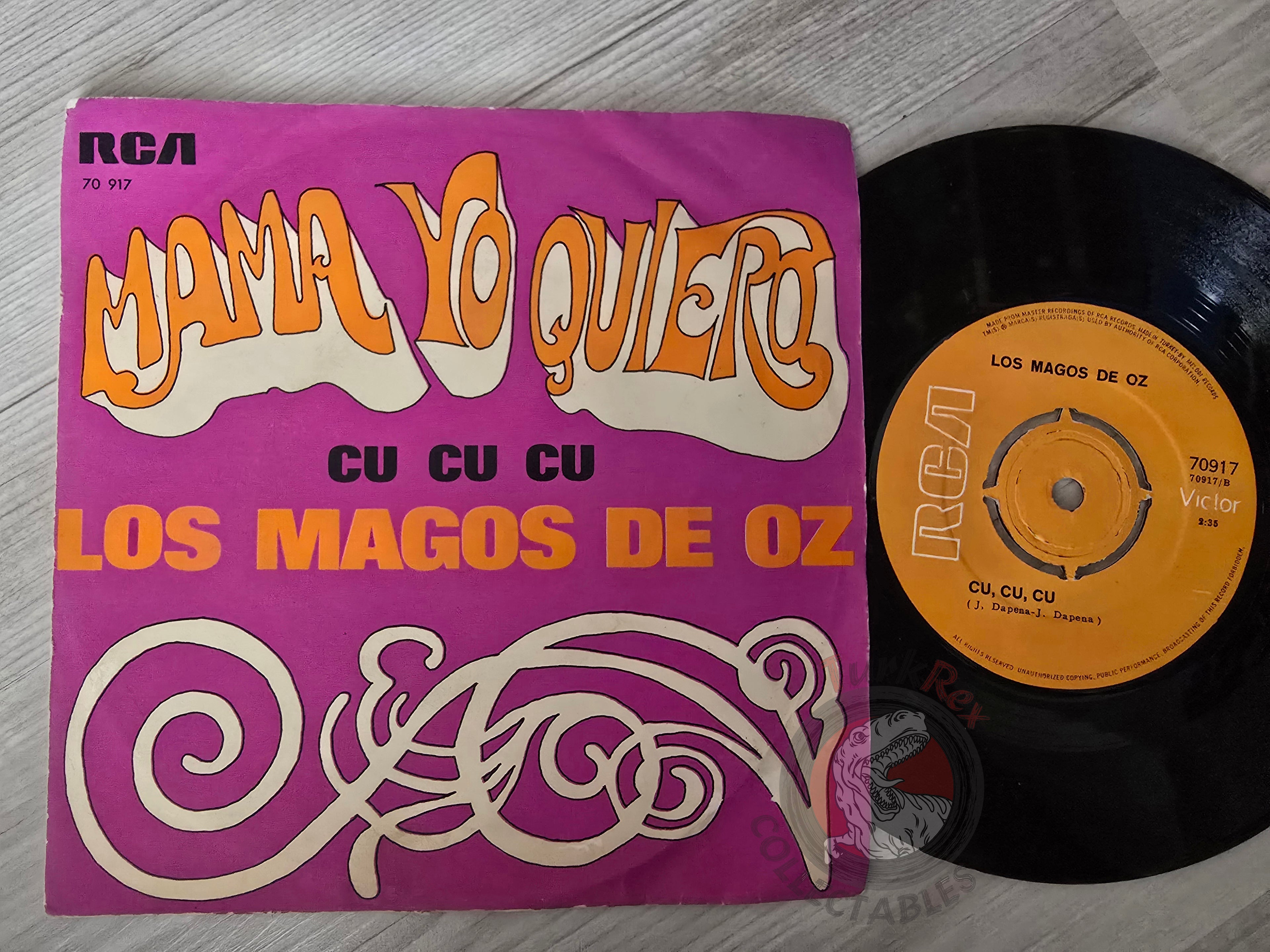 Los Magos De Oz – Mama Yo Quiero 7" Turkish Pressing Vinyl Turkey Edition