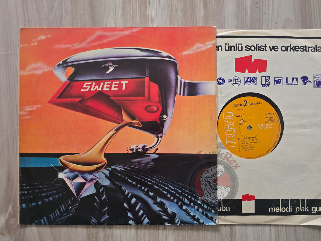 The Sweet – Off The Record Turkish Pressing Vinyl Turkey Edition