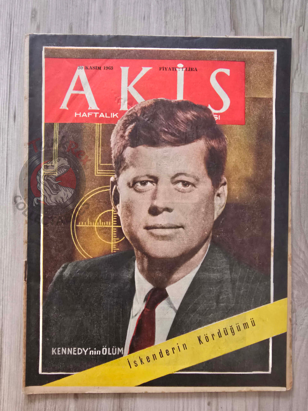 Akis 1963 The Death of John F. Kennedy Turkish Magazine Turkey Lyndon B. Johnson