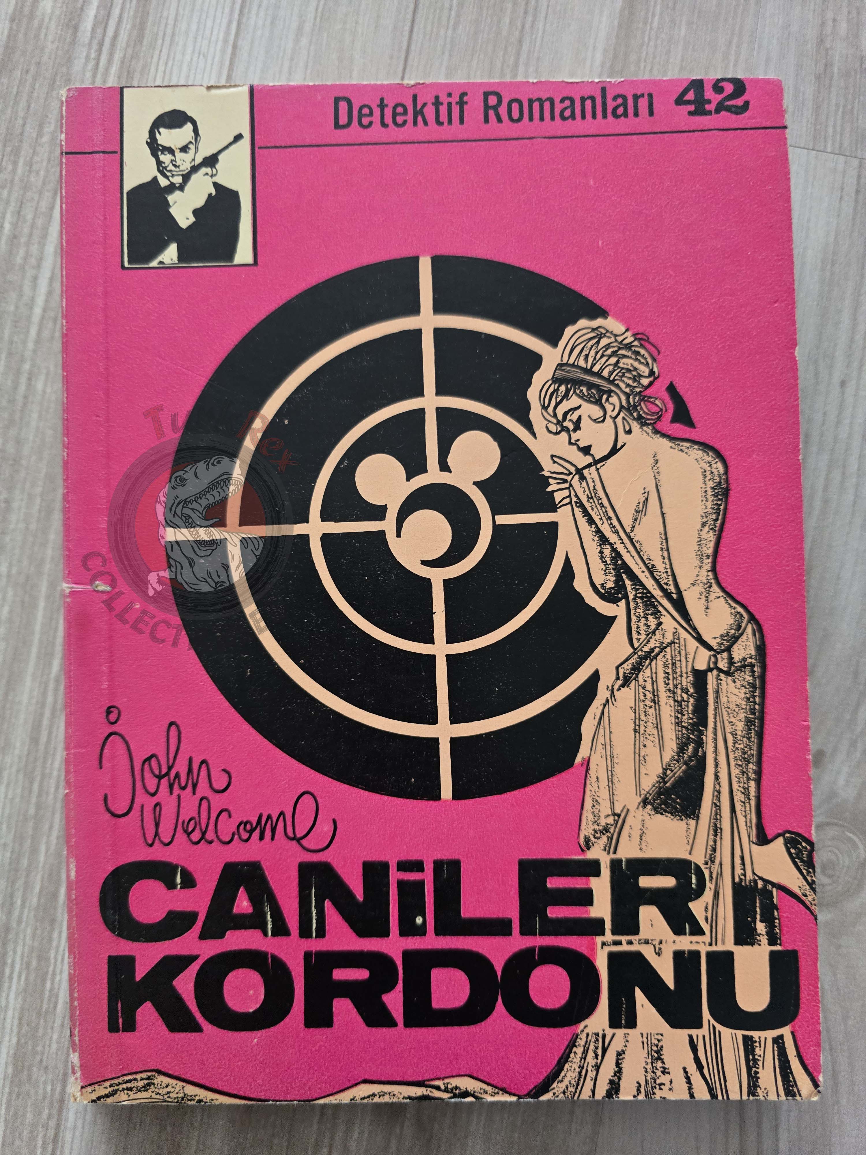 John Welcome – Wanted for Killing 1967 1st Turkish Book Turkey