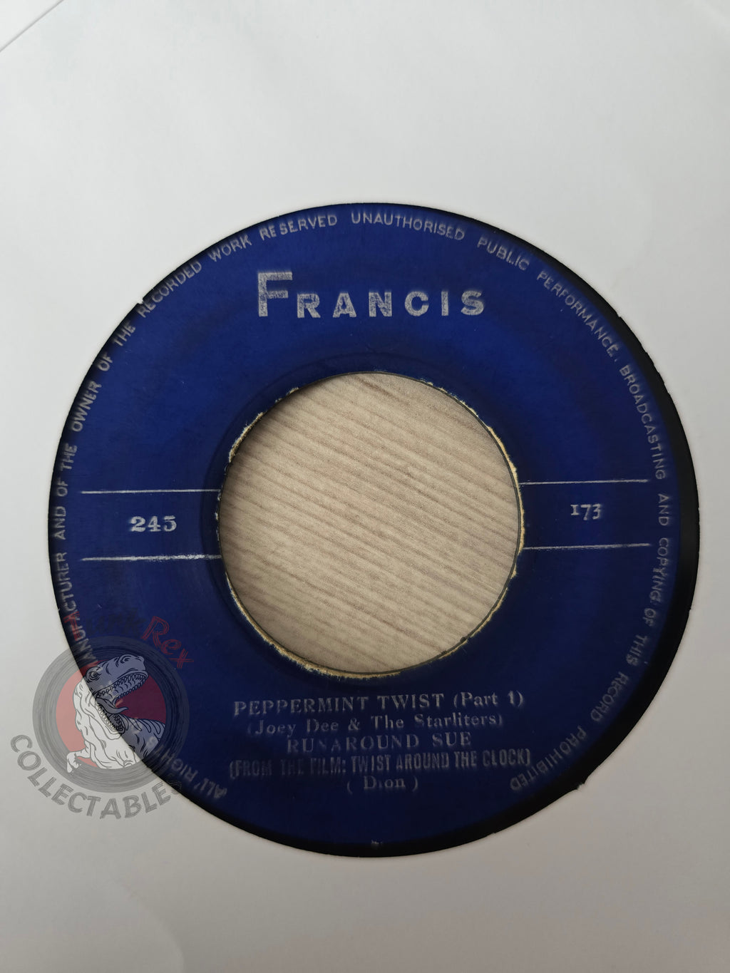 Connie Francis / Dion / Joey Dee & The Starliters 7" Iran Pressing Vinyl Iranian Edition