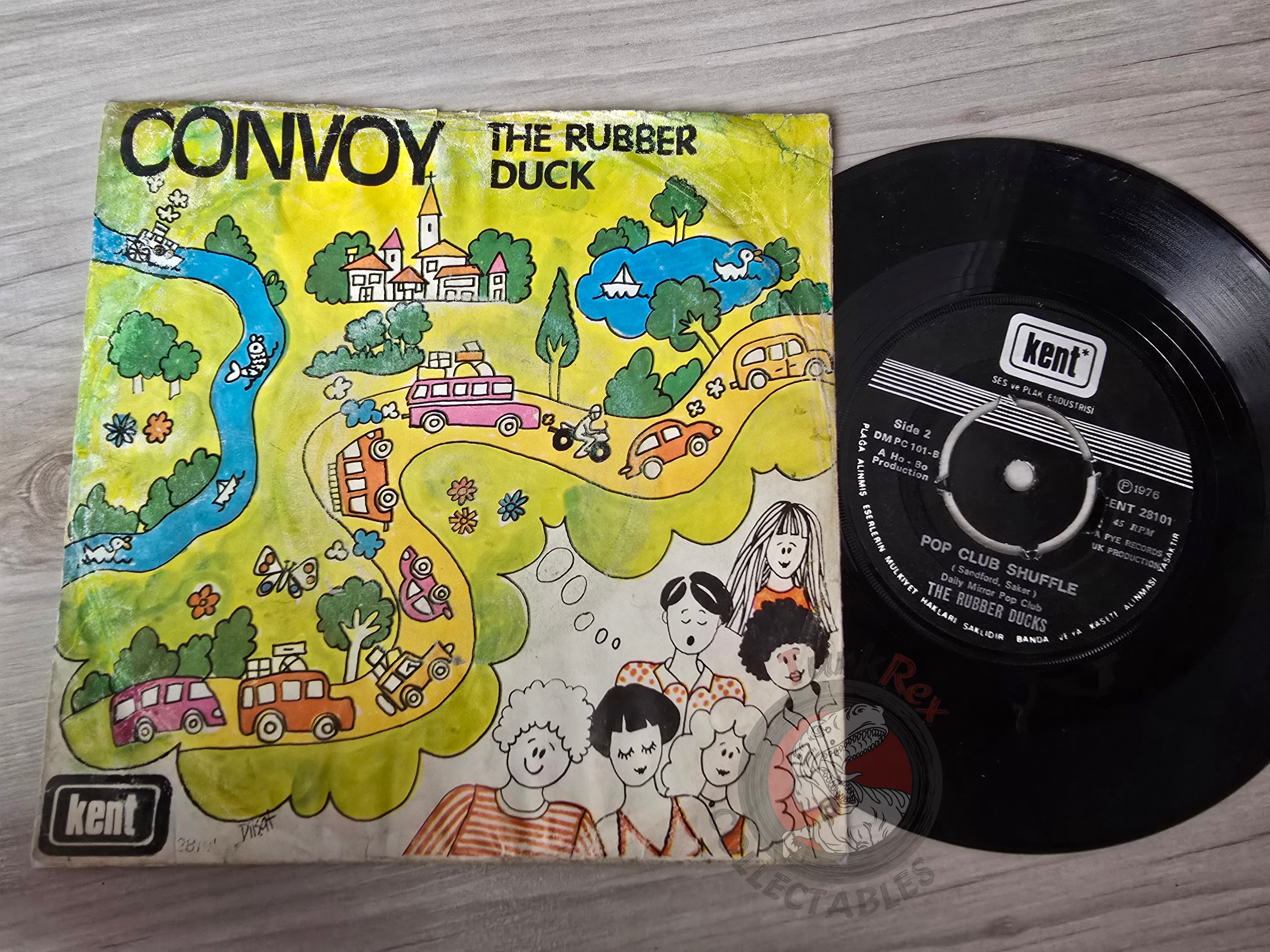 The Rubber Ducks – Convoy 7" Turkish Pressing Vinyl Turkey Edition