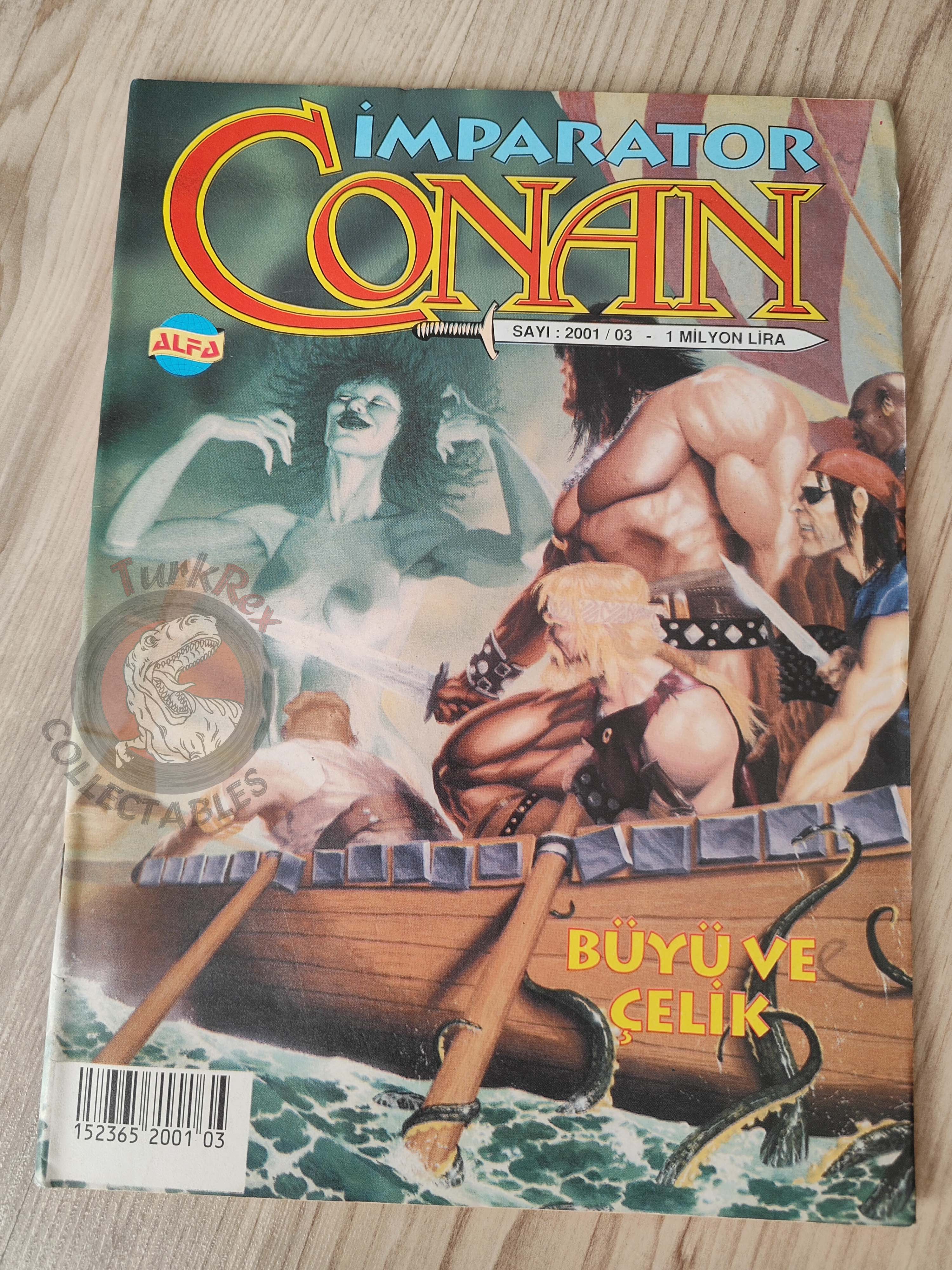 Imparator Conan #3 Conan the King #40 Turkish Comic Turkey
