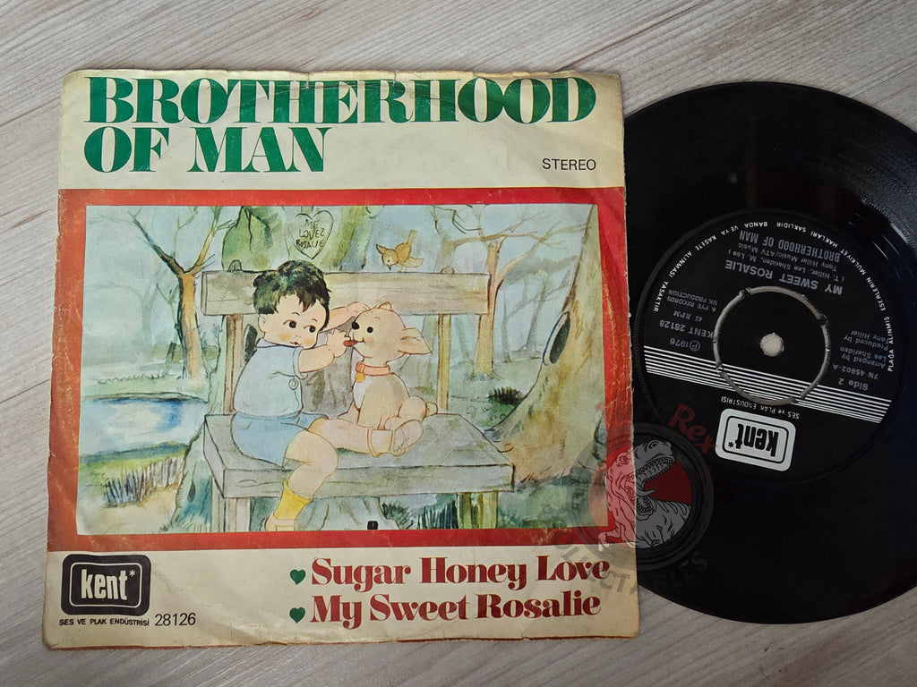 Brotherhood Of Man – Sugar Honey Love 7" Turkish Pressing Vinyl Turkey Edition