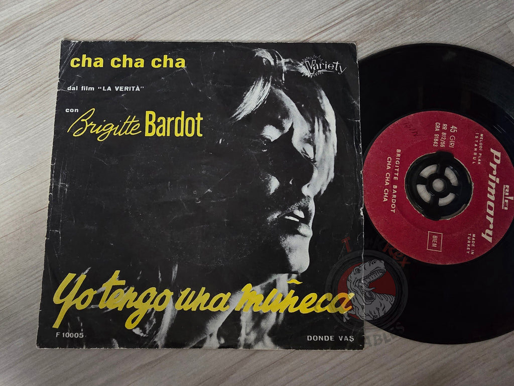 Michelino E Il Suo Complesso – Brigitte Bardot / Cha-Ba-Da Cha-Ba-Di 7" Turkish Pressing Vinyl Turkey Edition