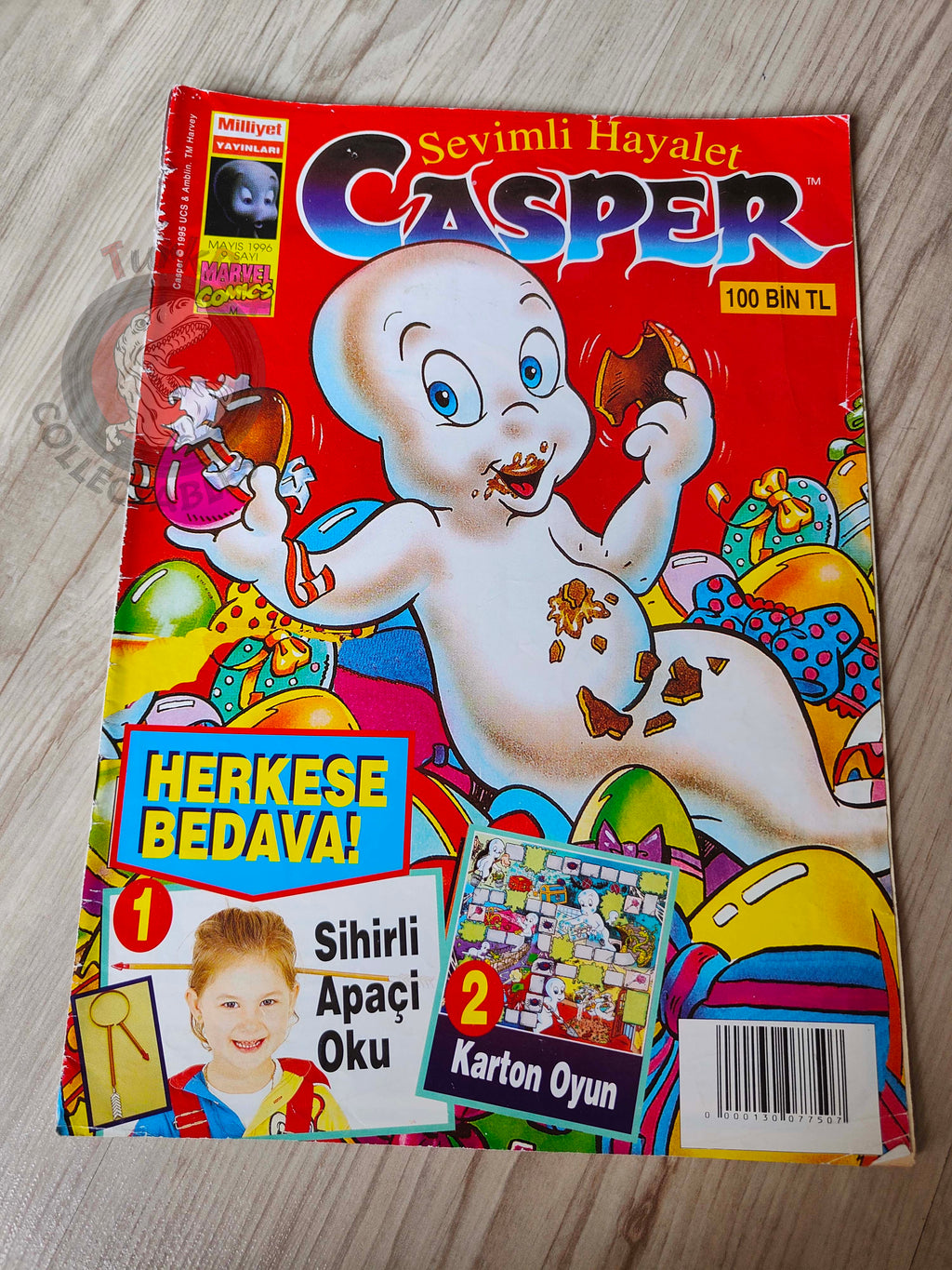 Casper the Friendly Ghost Magazine – Issue #9 1996 Turkish Comic Turkey