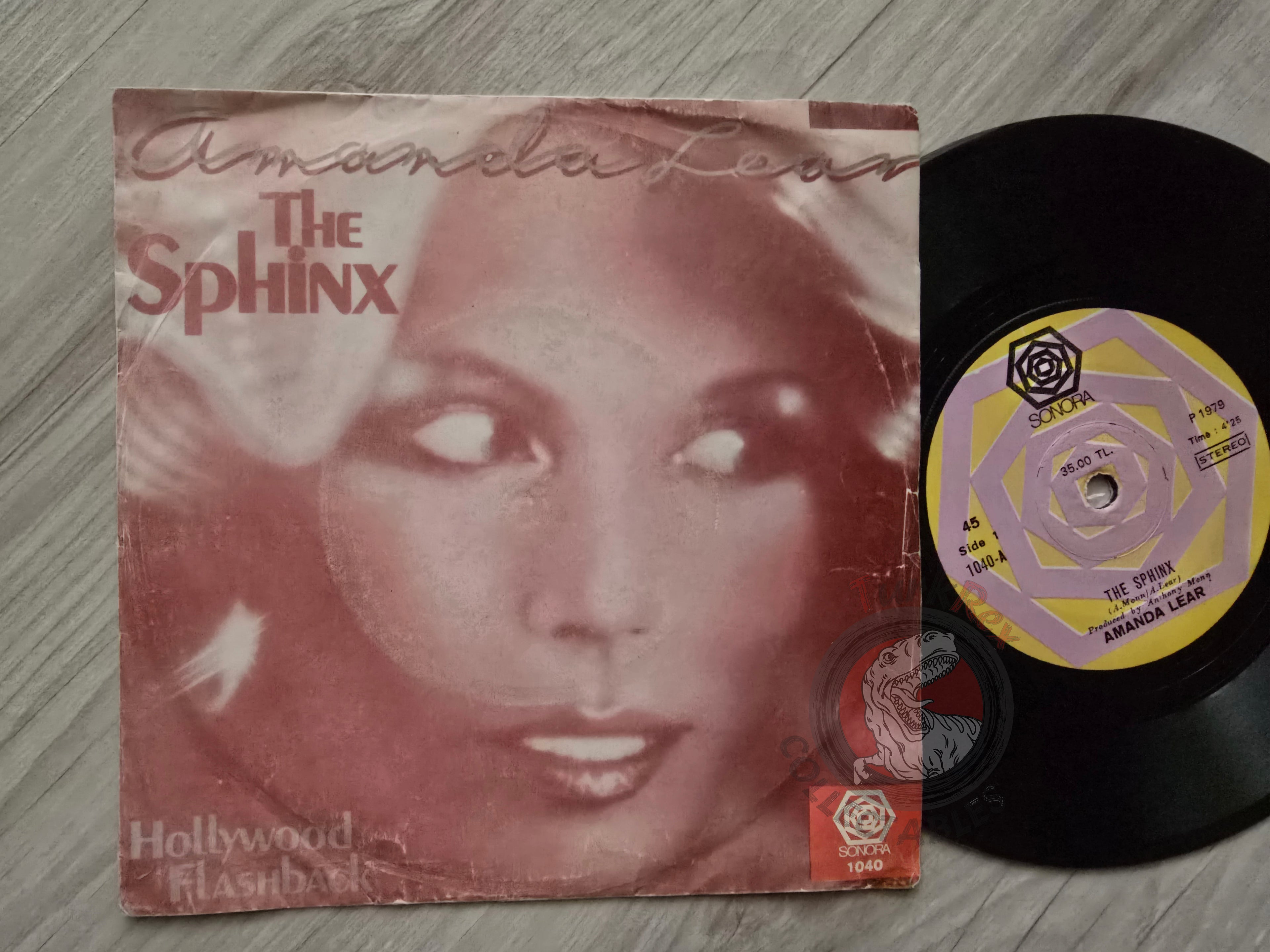 Amanda Lear – The Sphinx 7" Turkish Pressing Vinyl Turkey Edition