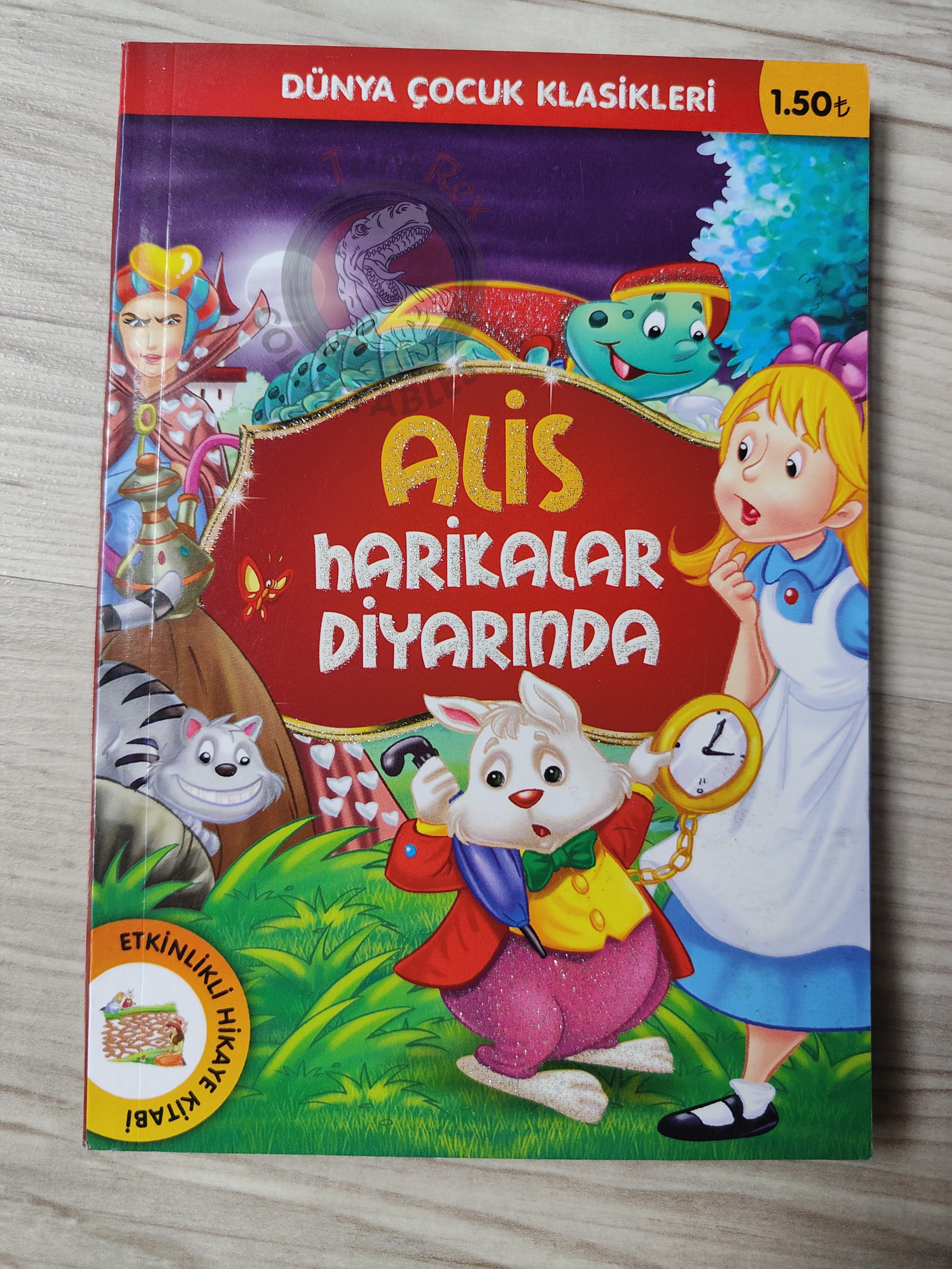 Lewis Carroll – Alice in Wonderland 2012 Turkish Book Turkey Illustrated