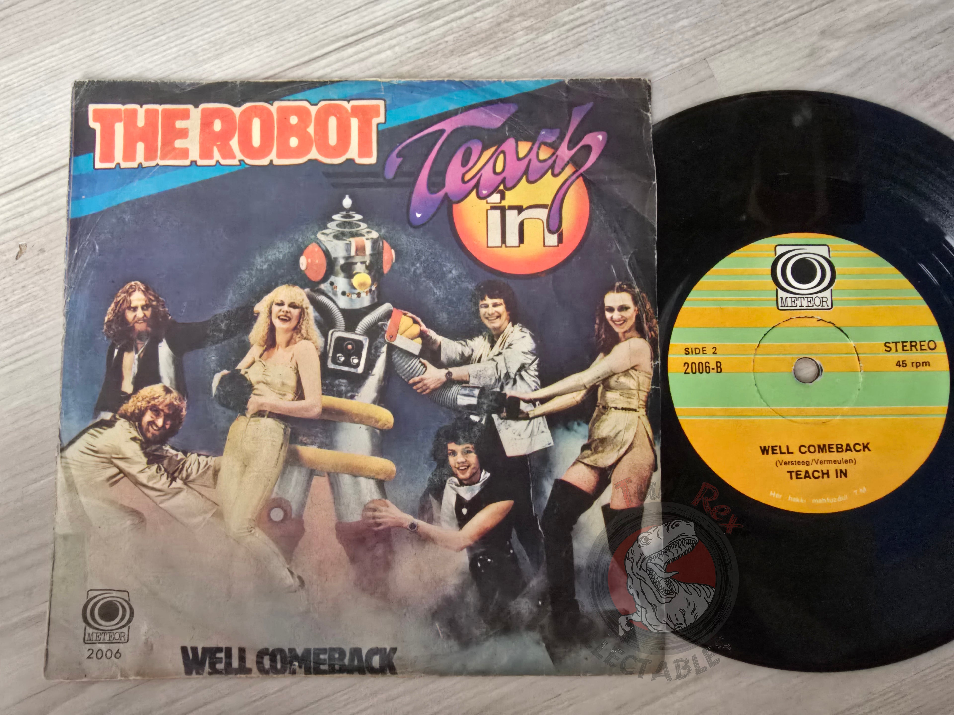 Teach In – The Robot 7" Turkish Pressing Vinyl Turkey Edition