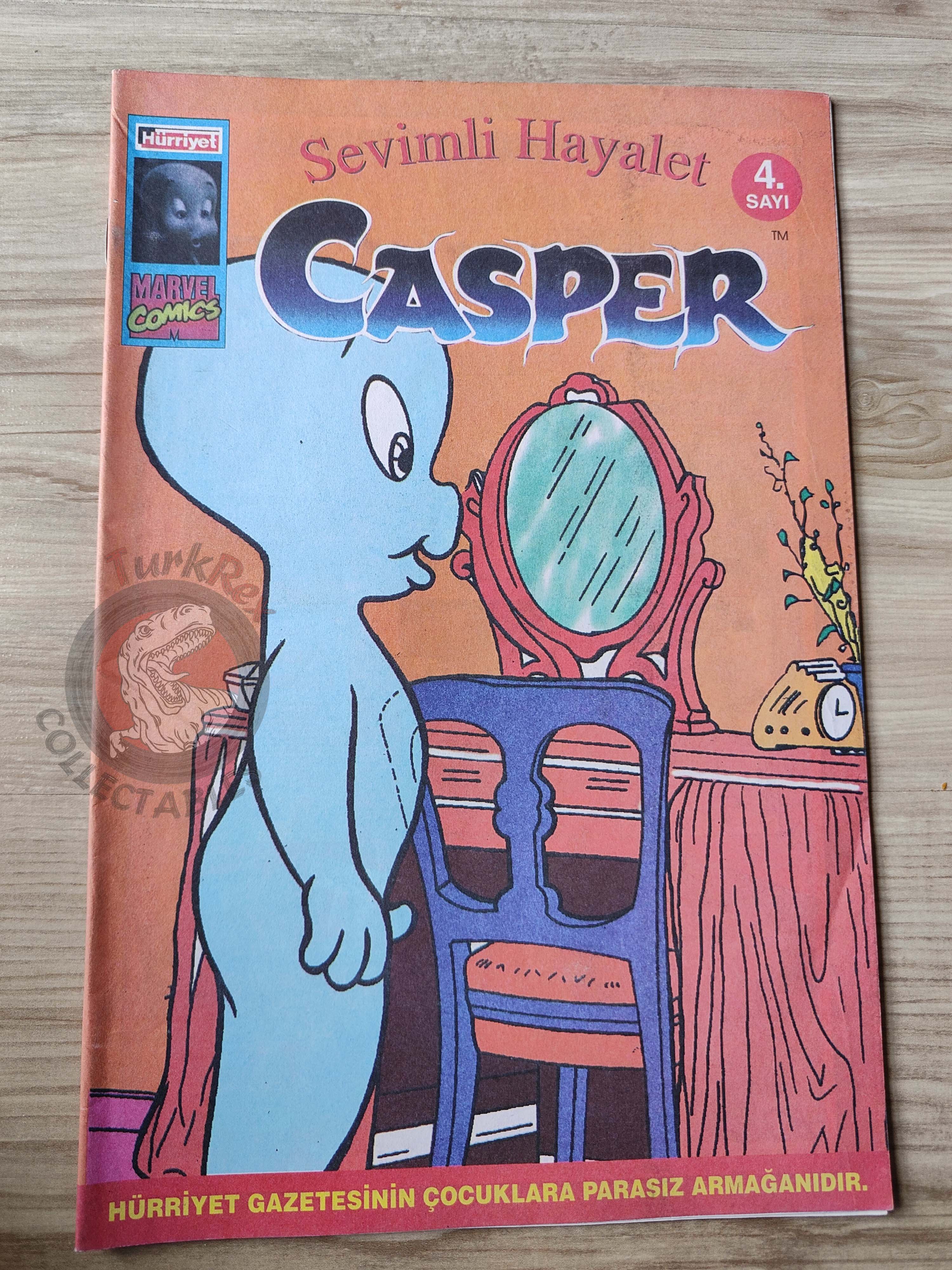 Casper the Friendly Ghost – Issue #4 1996 Turkish Comic Turkey