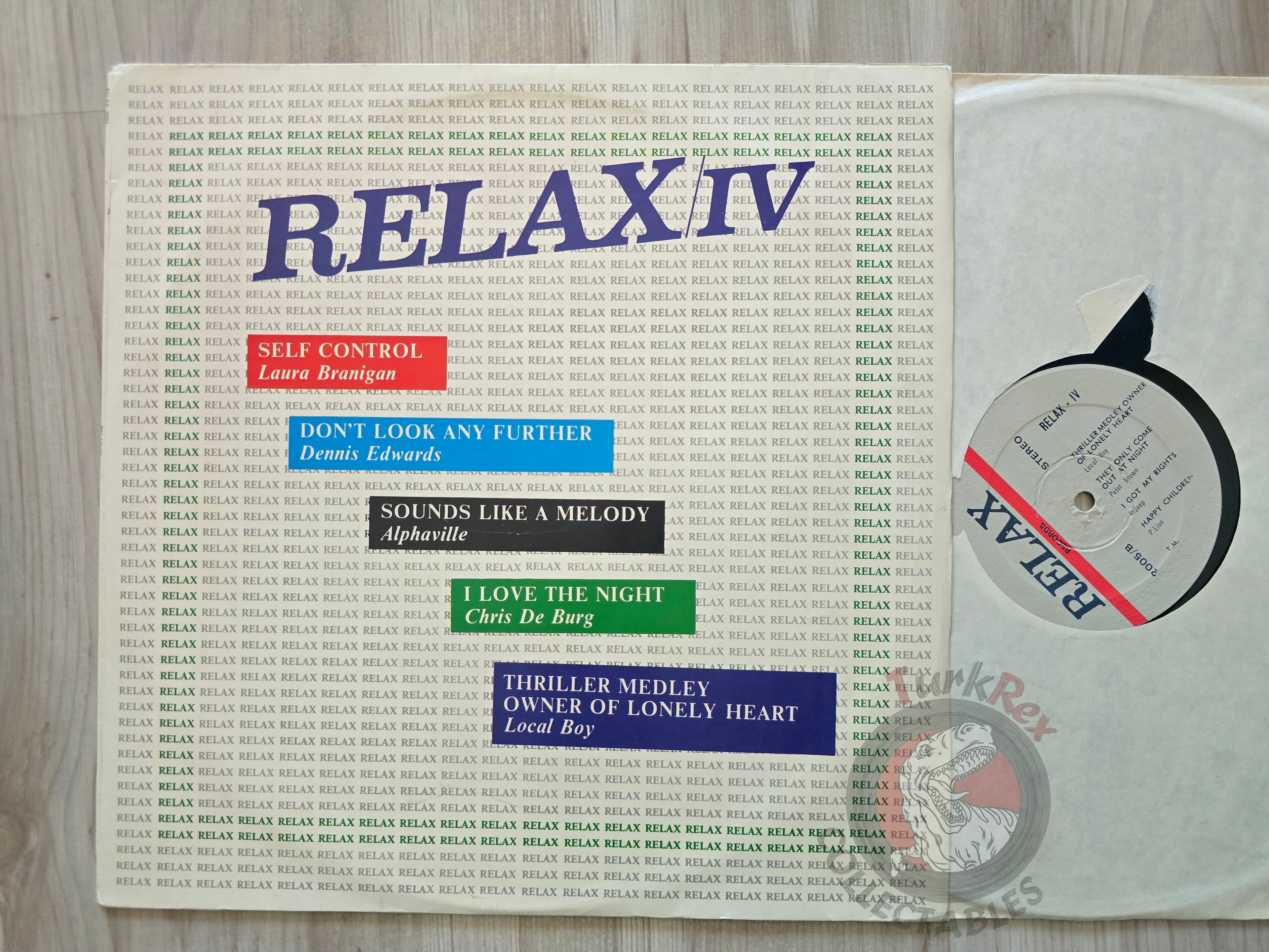 Various – Relax IV Turkish Pressing Vinyl Turkey Edition