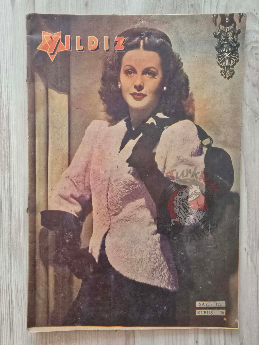 Yıldız 1944 Hedy Lamarr Turkish Mag Turkey Hollywood Betty Grable Claudette Colbert Jane Withers