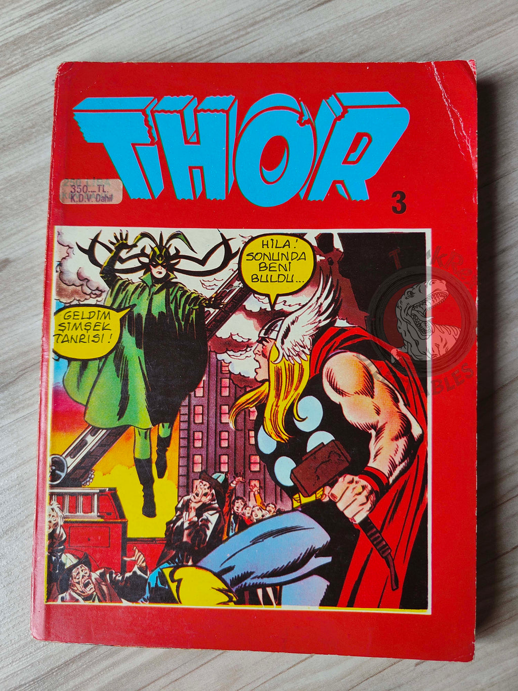 Thor #3 1985 Turkish Comic Turkey The Mighty Thor #188–192
