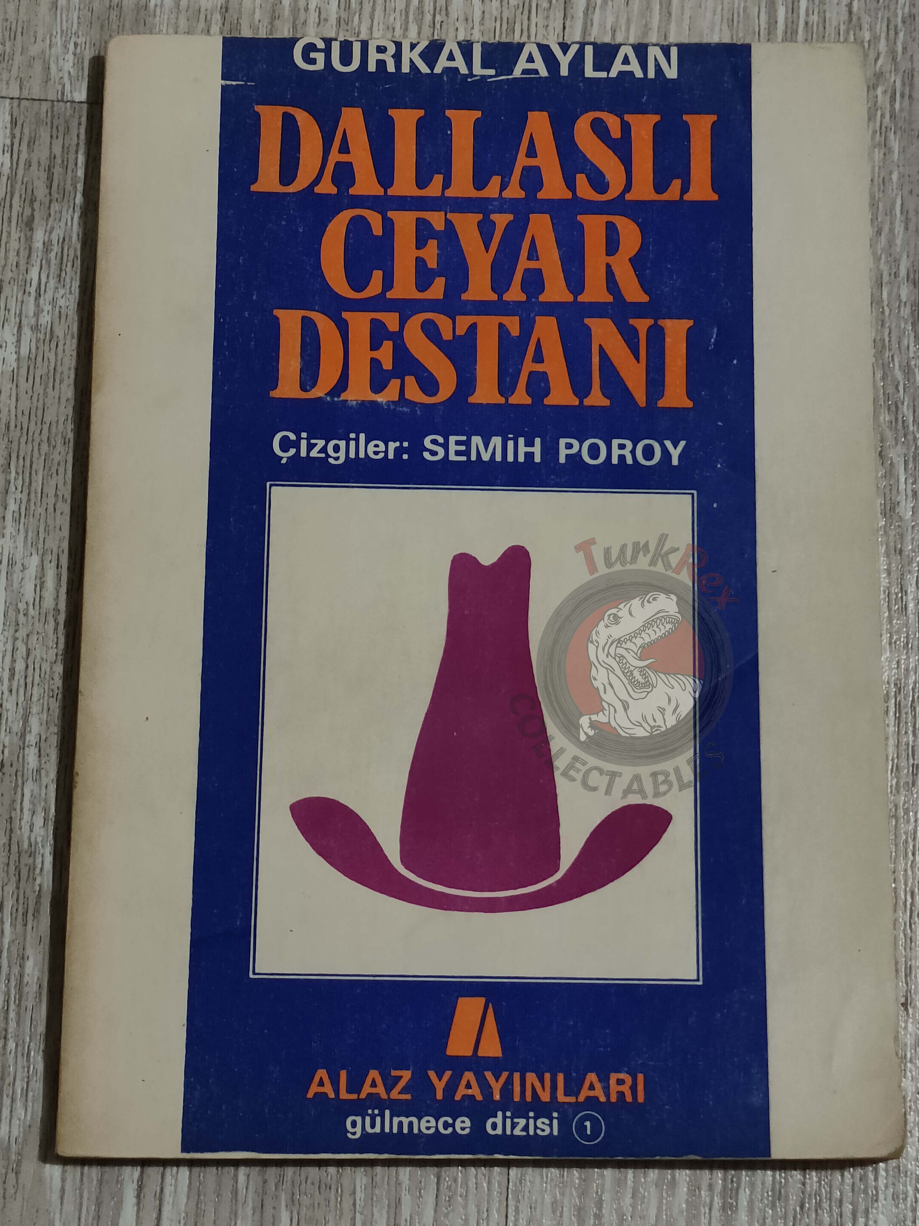 Dallas Tv Series Cartoon Book 1982 Unique Turkish Comic Turkey J.R. Ewing