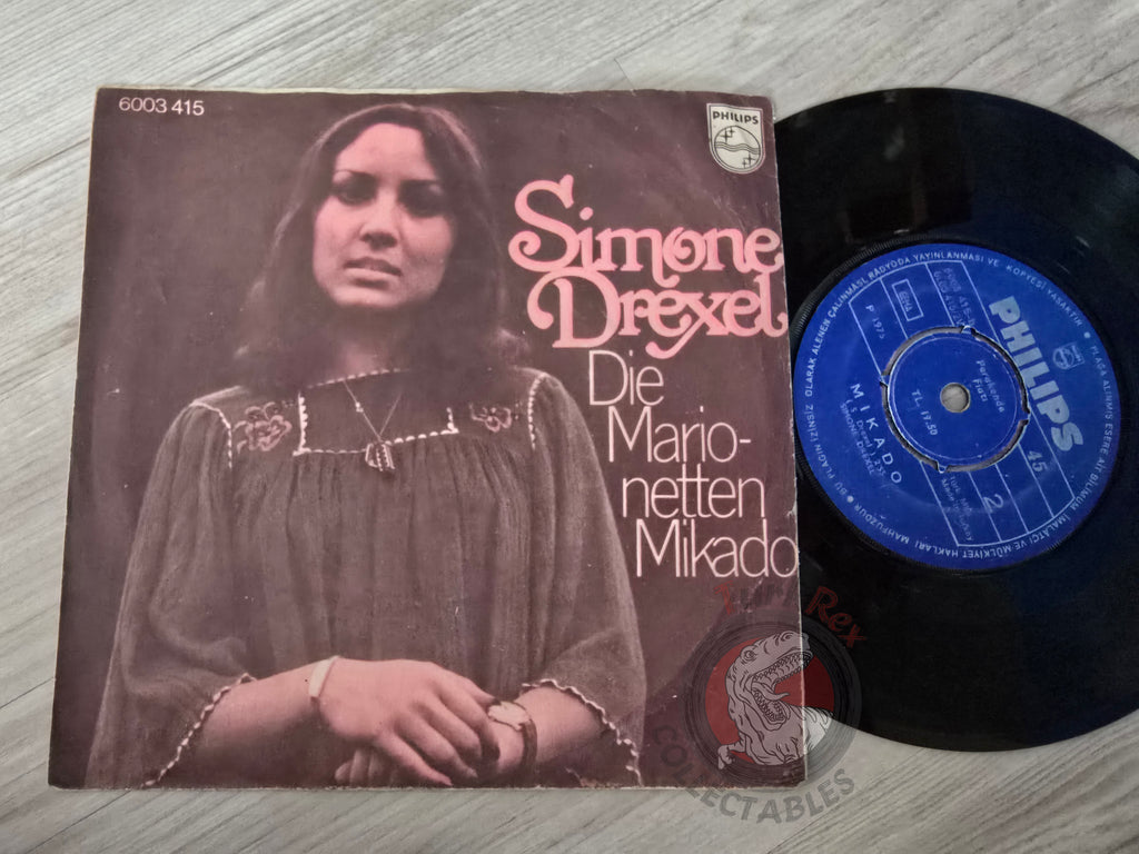 Simone Drexel – Die Marionetten 7" Turkish Pressing Vinyl Turkey Edition Eurovision