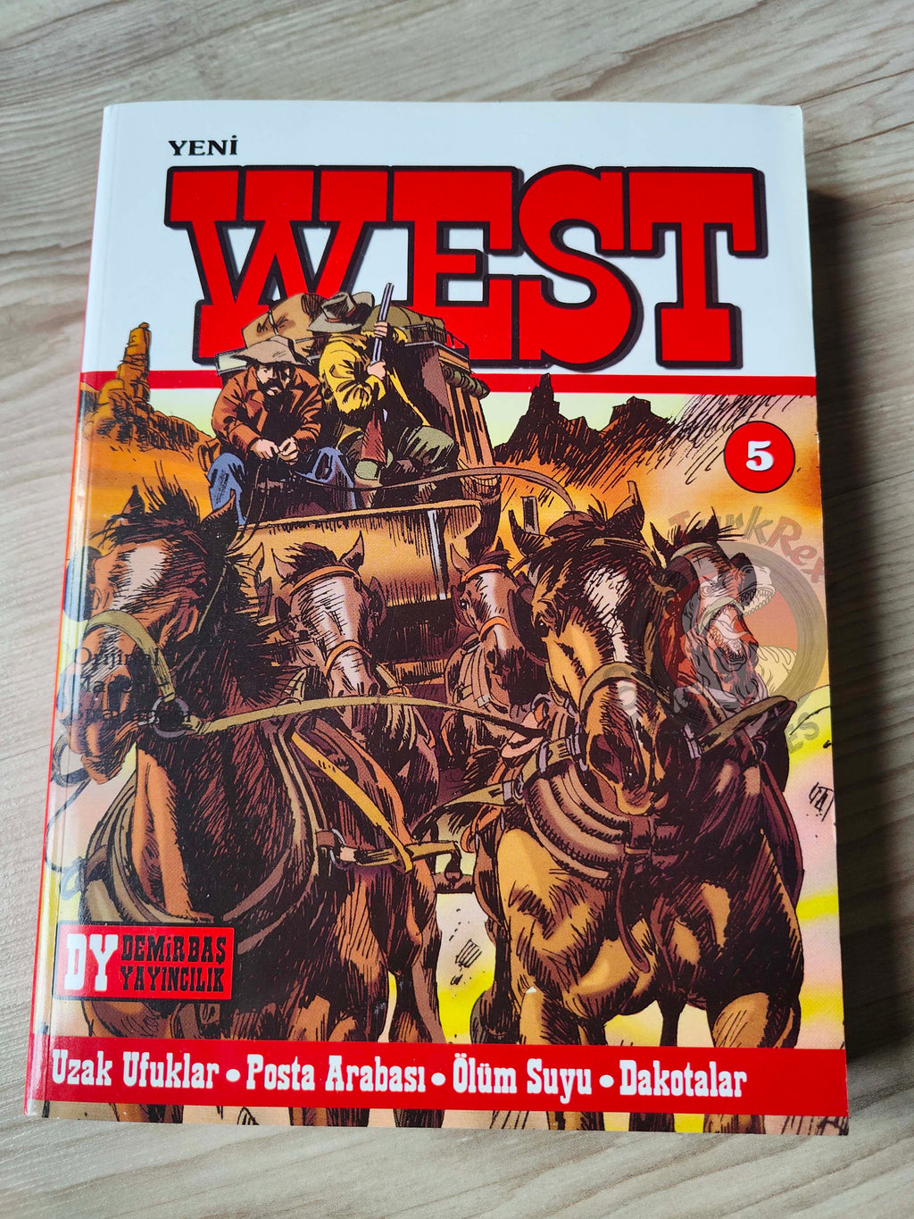 Storia del West Vol #5 Orizzonti lontani Turkish Comic Turkey #17 #18 #19 #20