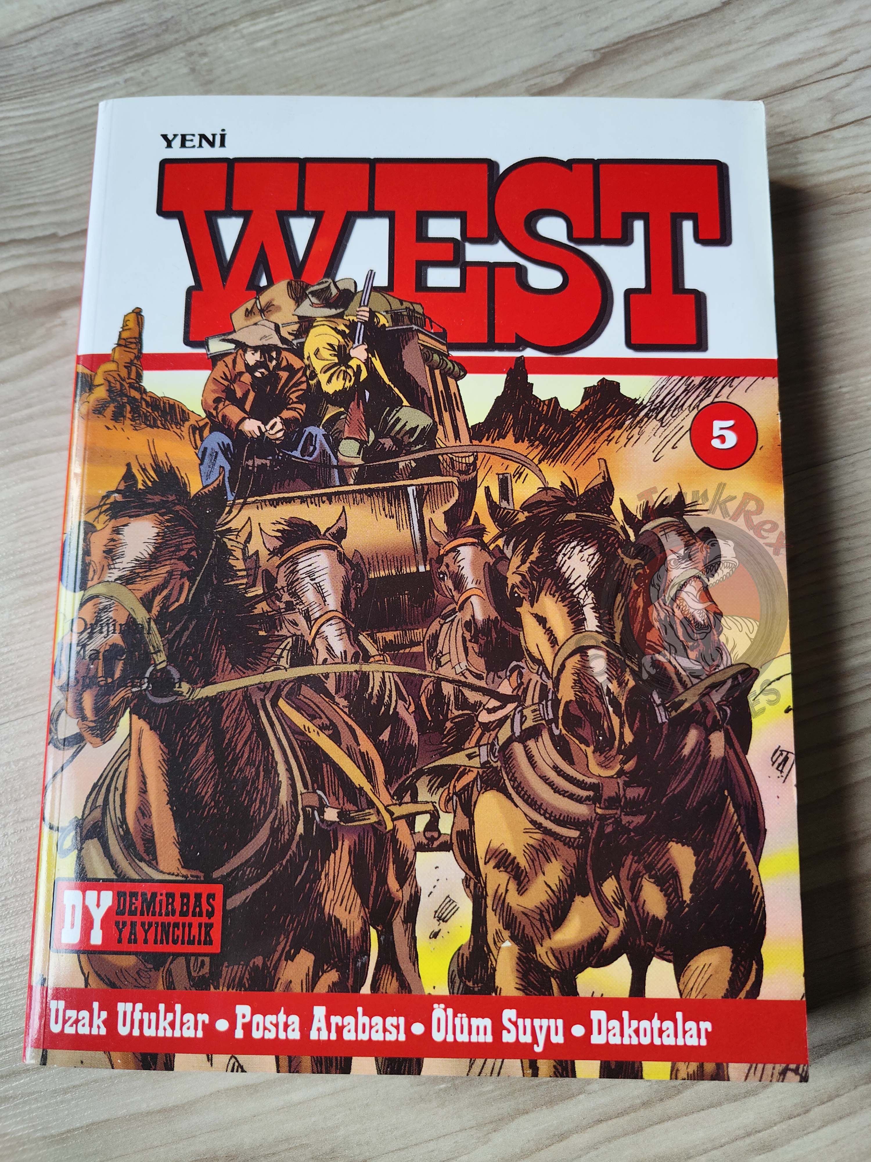 Storia del West Vol #5 Orizzonti lontani Turkish Comic Turkey #17 #18 #19 #20