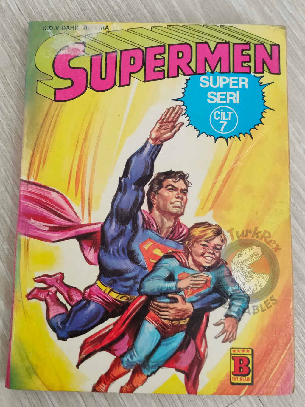 Superman Vol #7 1989 Turkish Comic Turkey Batman #356 - #359 #364 Action Comics #524