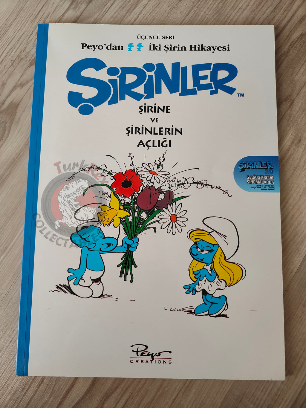 The Smurfs #3 The Smurfette 2011 Turkish Comic Turkey Schtroumpf