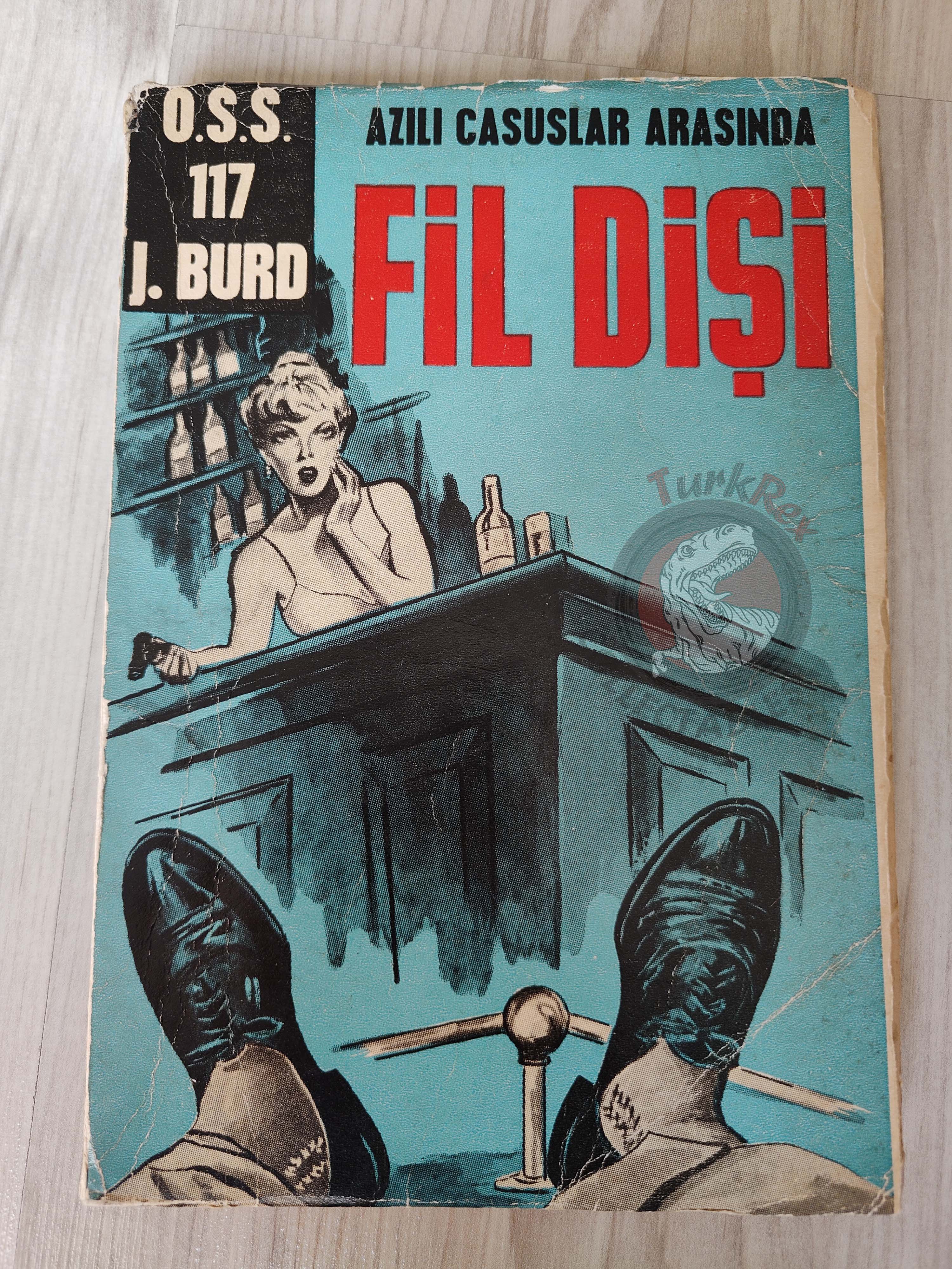 Jean Bruce – Miel de Rose 1960s 1st Turkish Book Turkey OSS 117