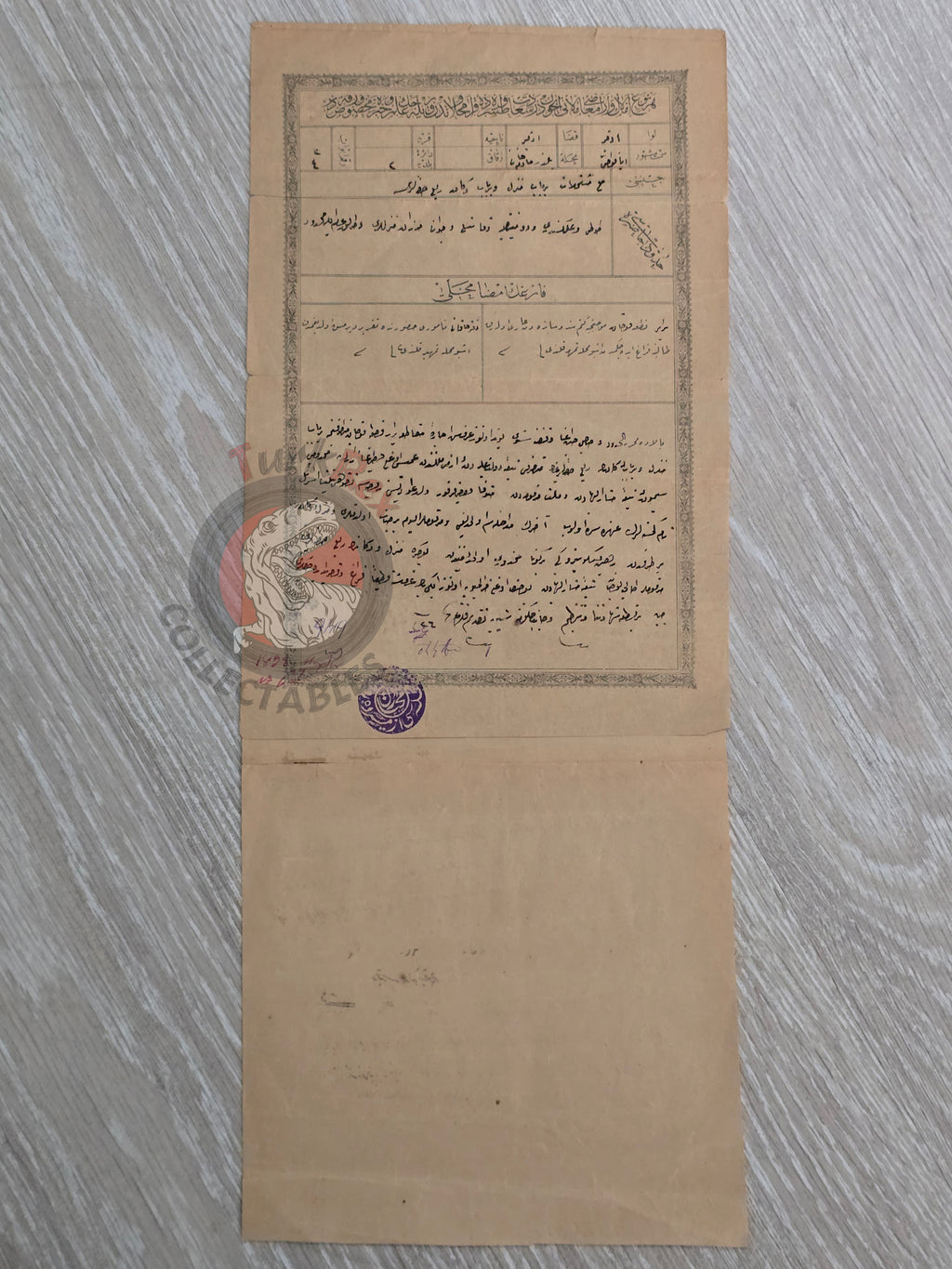 Ottoman 1892 Land Deed House and Shop in İzmir Title Armenian Citizen Armenia
