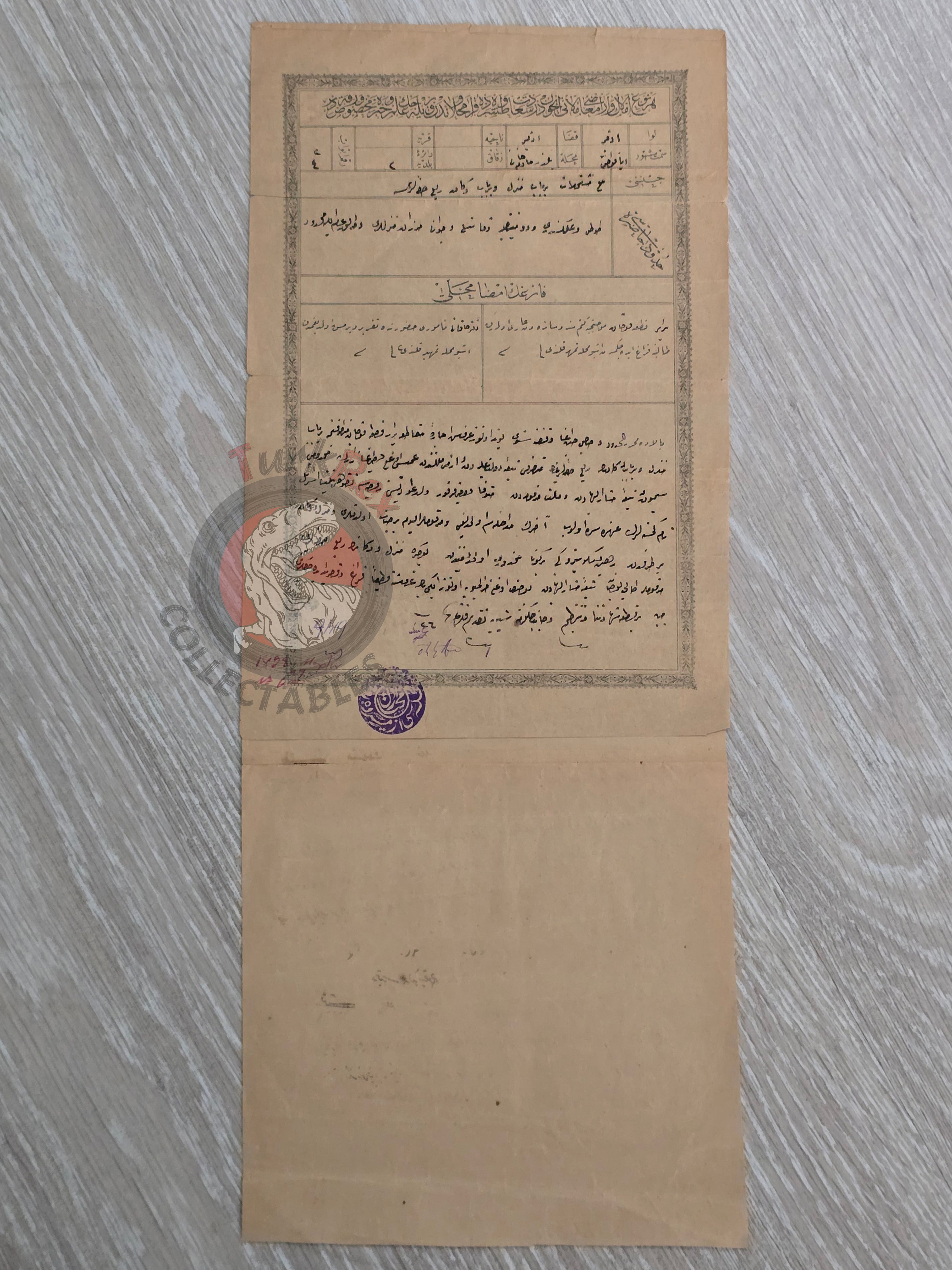 Ottoman 1892 Land Deed House and Shop in İzmir Title Armenian Citizen Armenia