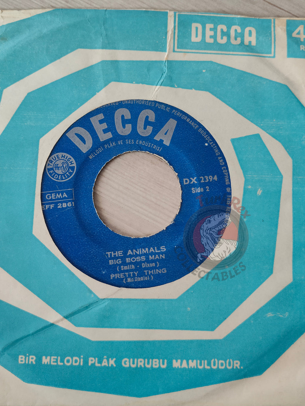 The Animals – In The Beginning There Was Early Animals 7" Turkish Pressing Vinyl Turkey Edition