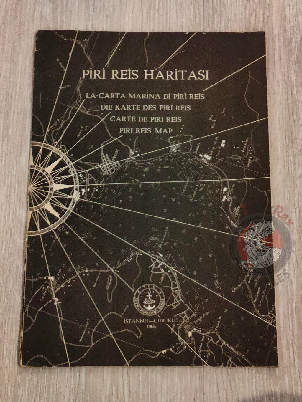 Piri Reis Map 1966 English Turkish German French Italian Book Turkey Ottoman Empire