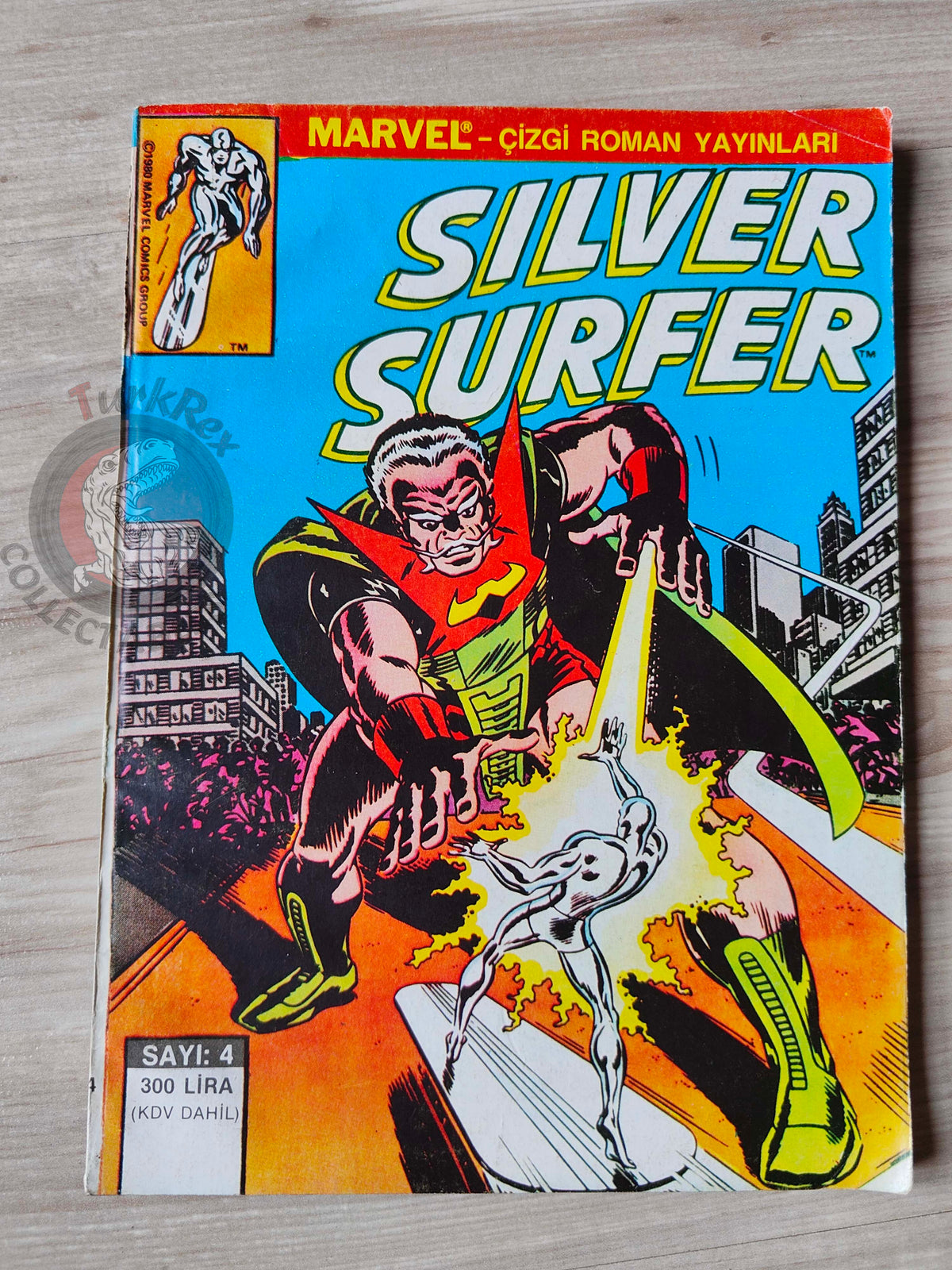 Silver Surfer #4 1987 Turkish Comic Turkey #5 #6 Fantasy Masterpieces #5