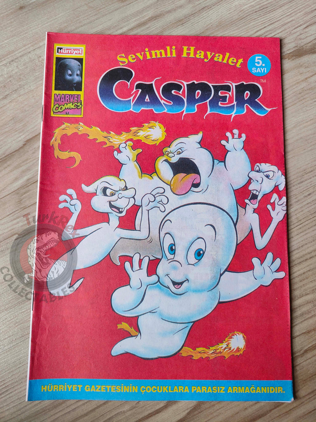 Casper the Friendly Ghost – Issue #5 1996 Turkish Comic Turkey