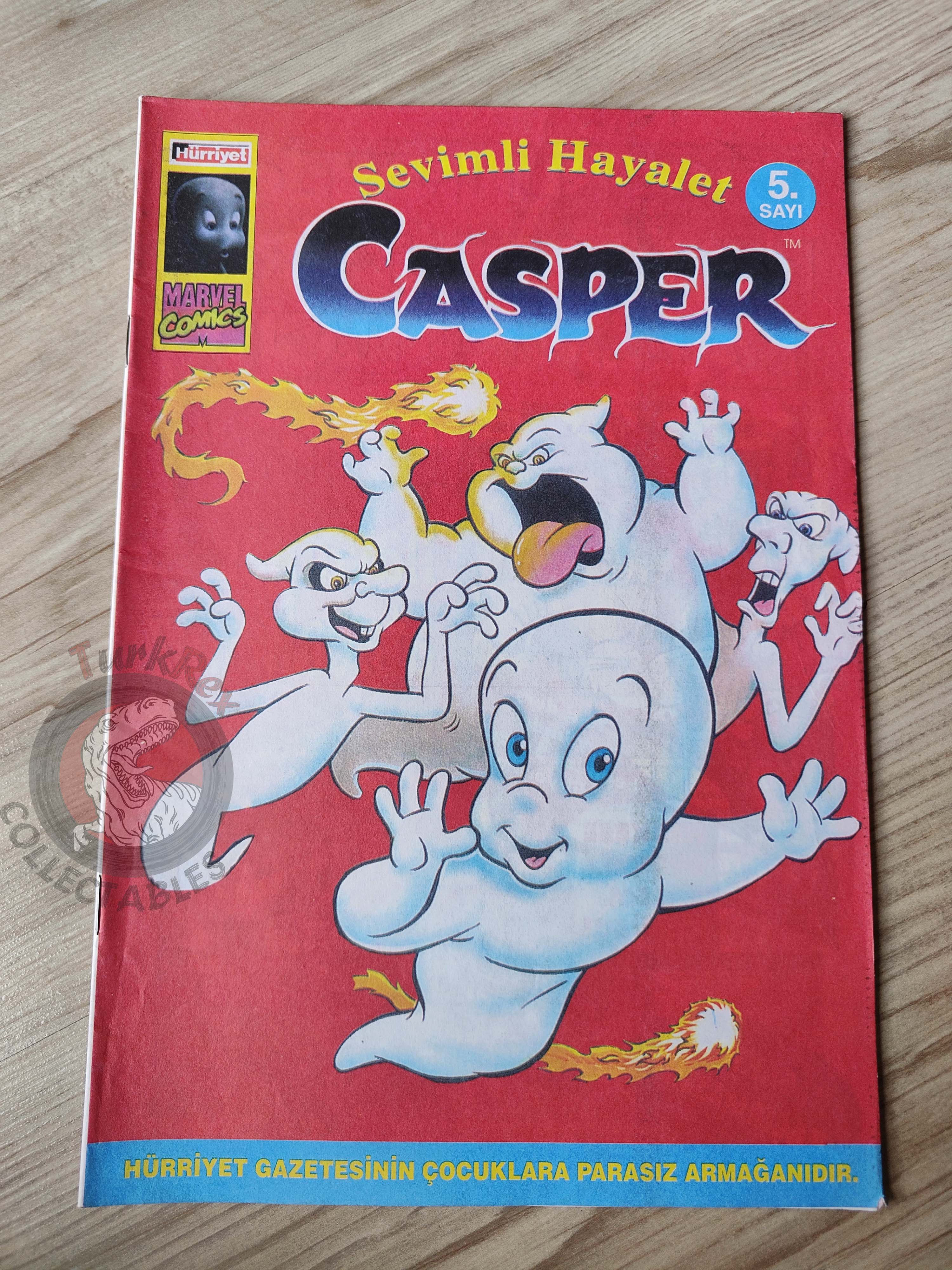 Casper the Friendly Ghost – Issue #5 1996 Turkish Comic Turkey