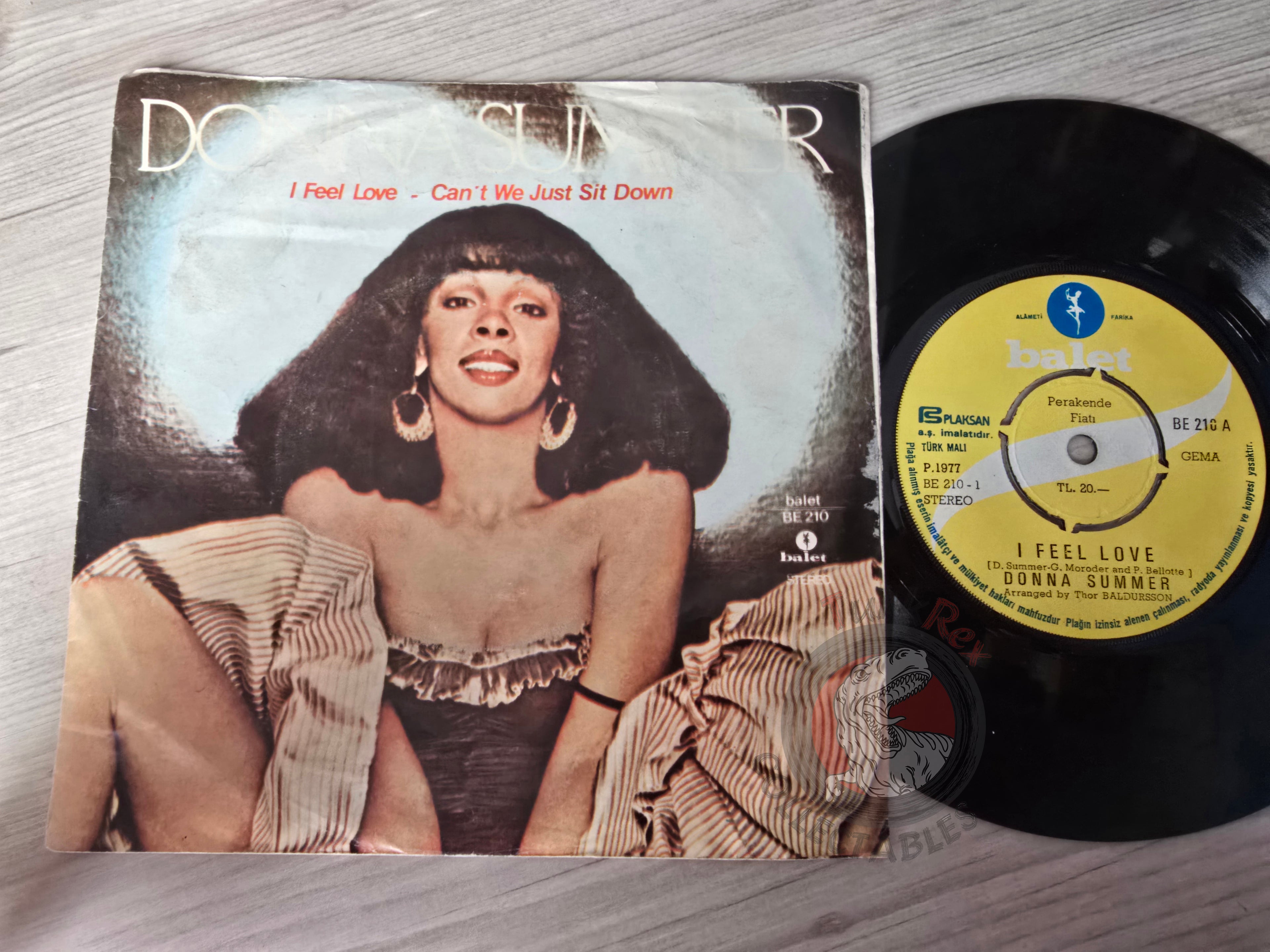 Donna Summer – I Feel Love / Can't We Just Sit Down 7" Turkish Pressing Vinyl Turkey Edition 1