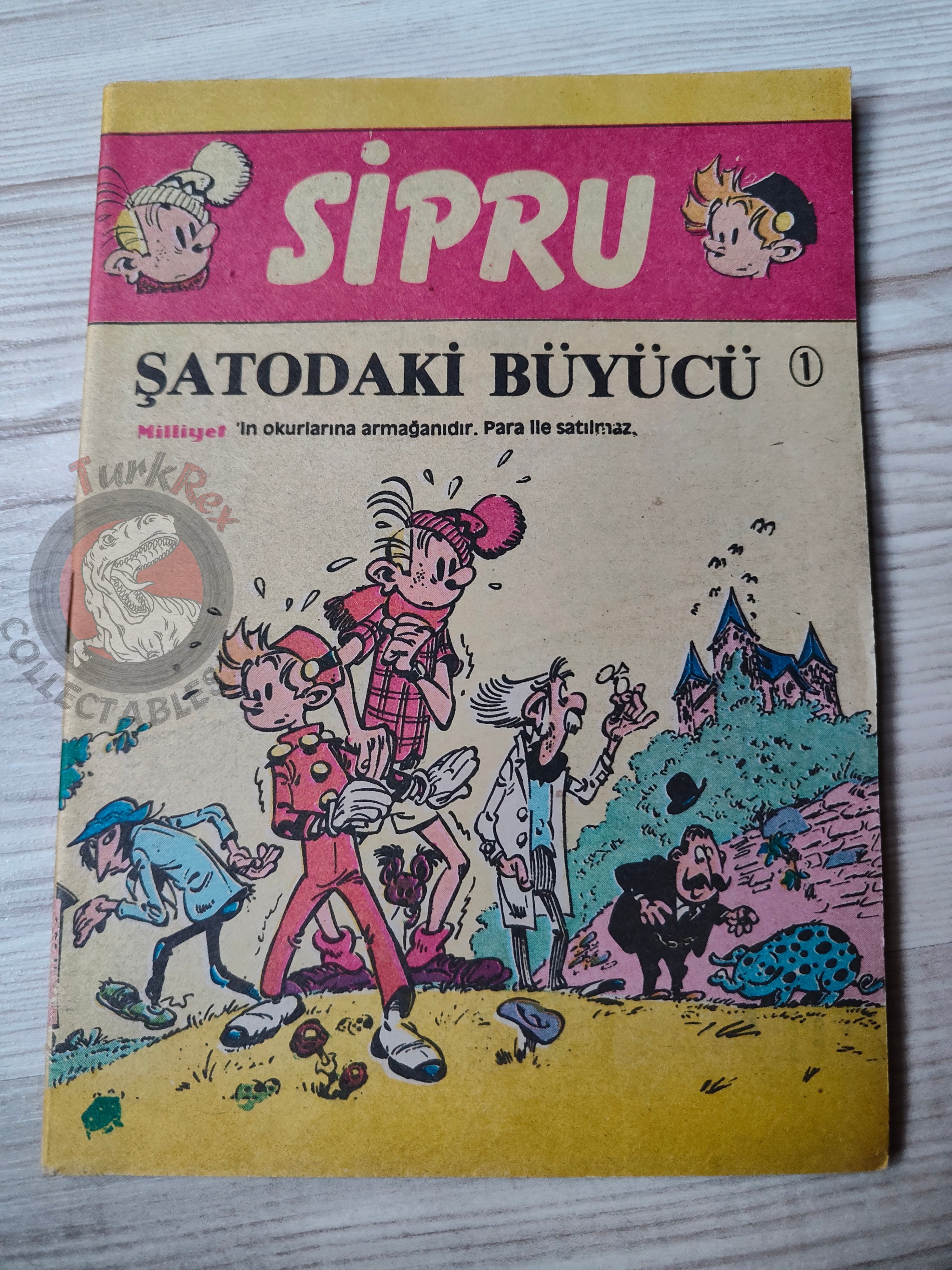 Spirou & Fantasio #1 Il y a un sorcier à Champignac 1989 Turkish Comic Turkey