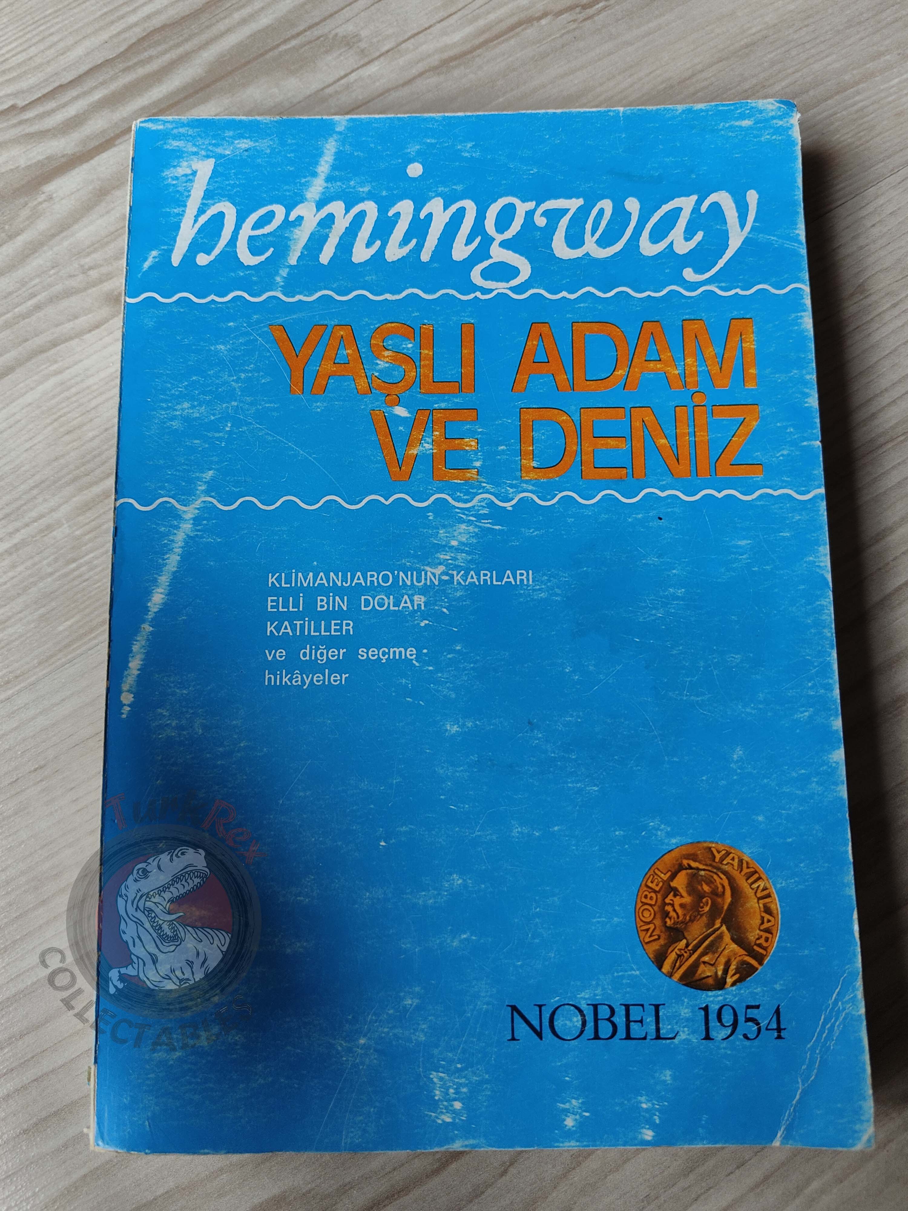 Ernest Hemingway – The Old Man and the Sea 1972 Turkish Book Turkey