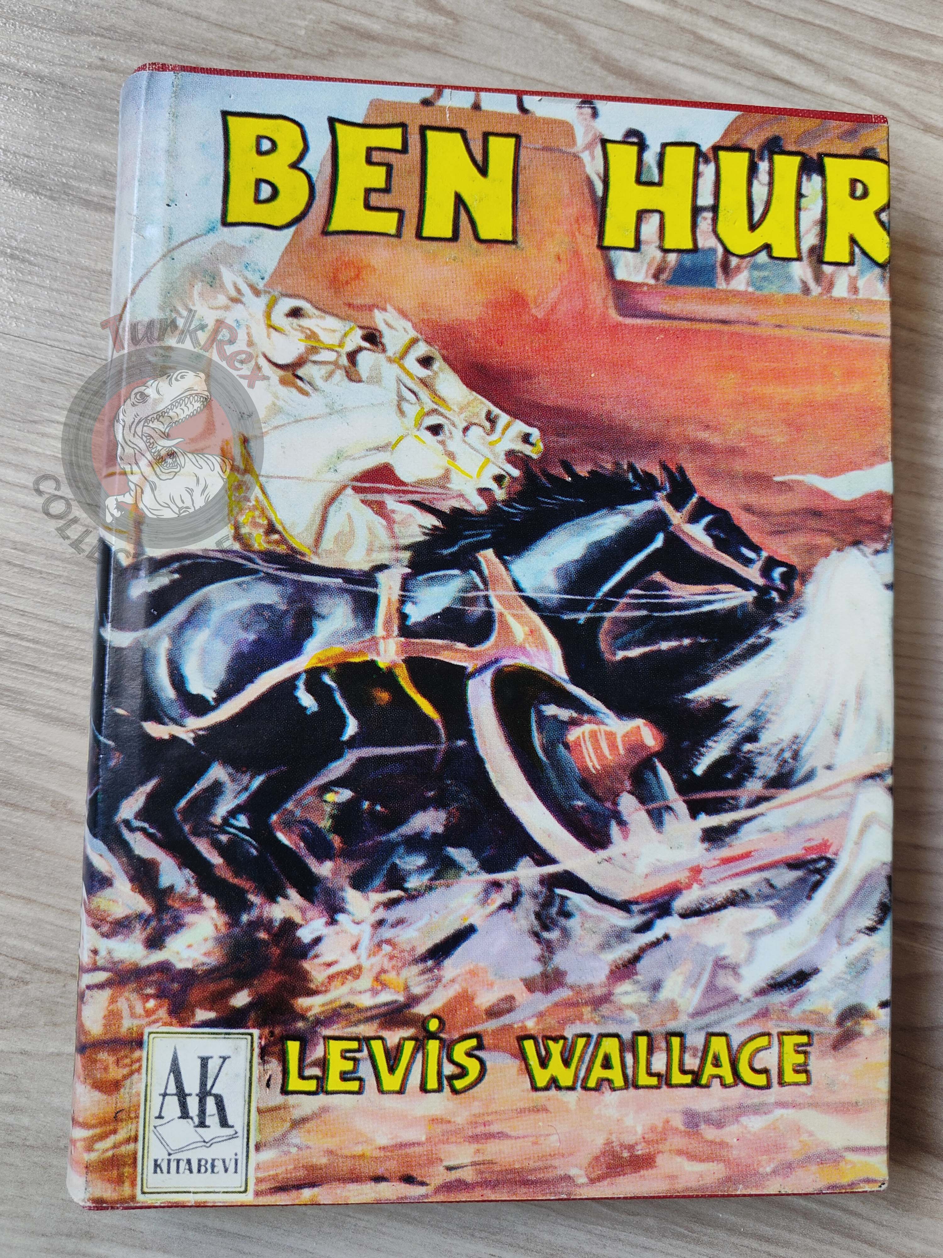 Lewis Lew Wallace – Ben-Hur 1964 1st HC/DJ Turkish Book Turkey