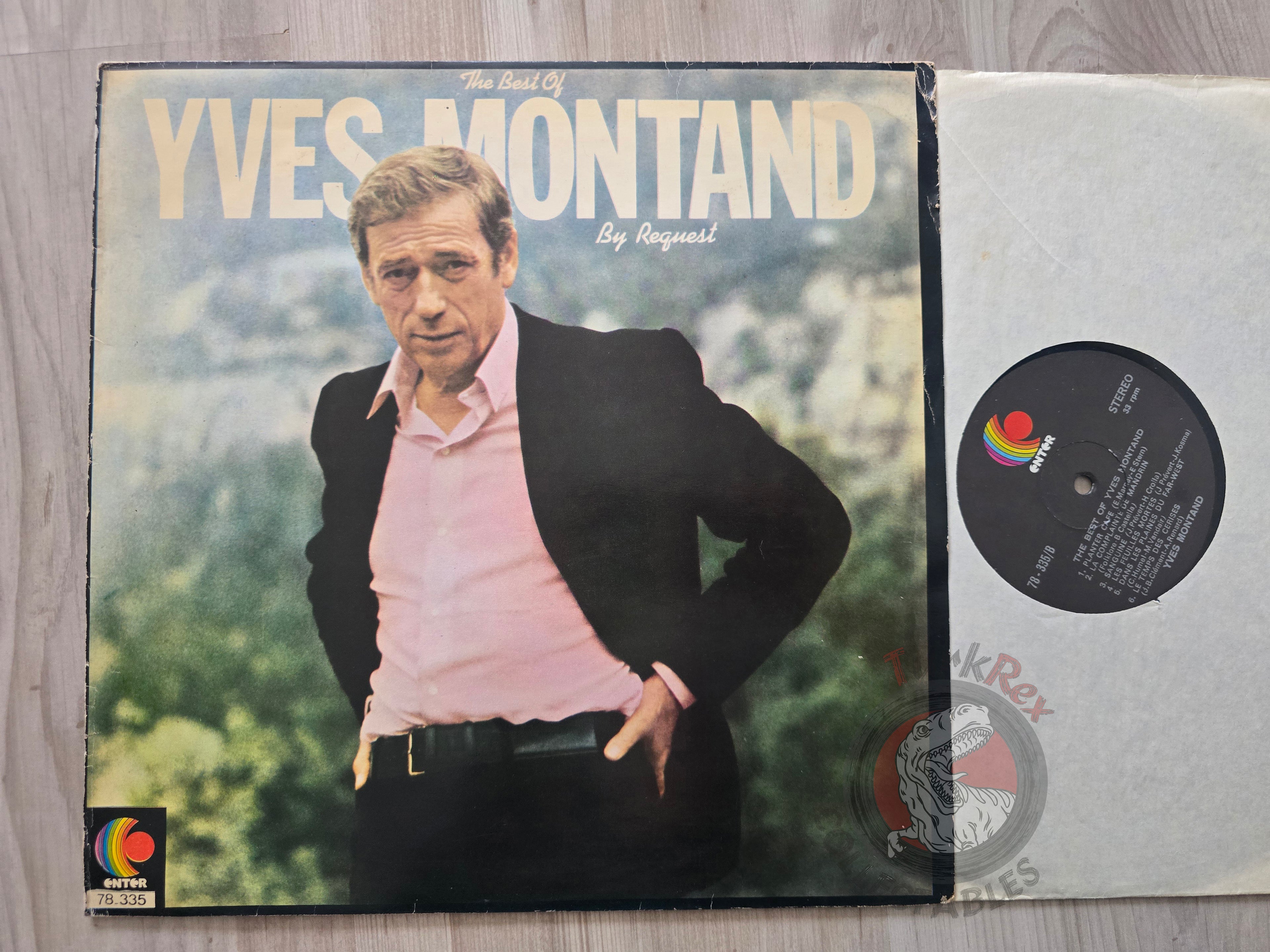 Yves Montand – The Best Of Yves Montand By Request Turkish Pressing Vinyl Turkey Edition
