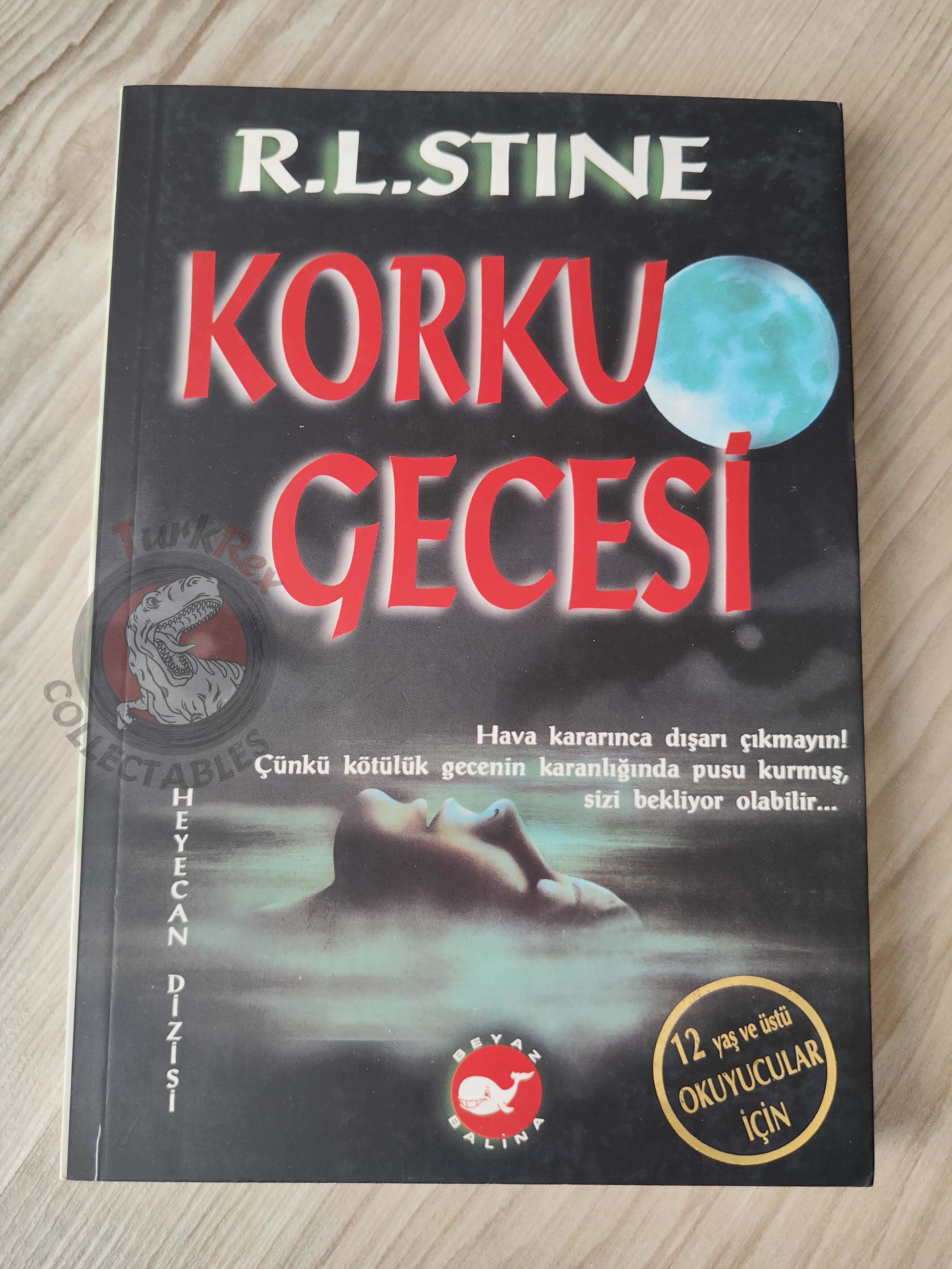 R. L. Stine – Night Games 2001 1st Turkish Book Turkey