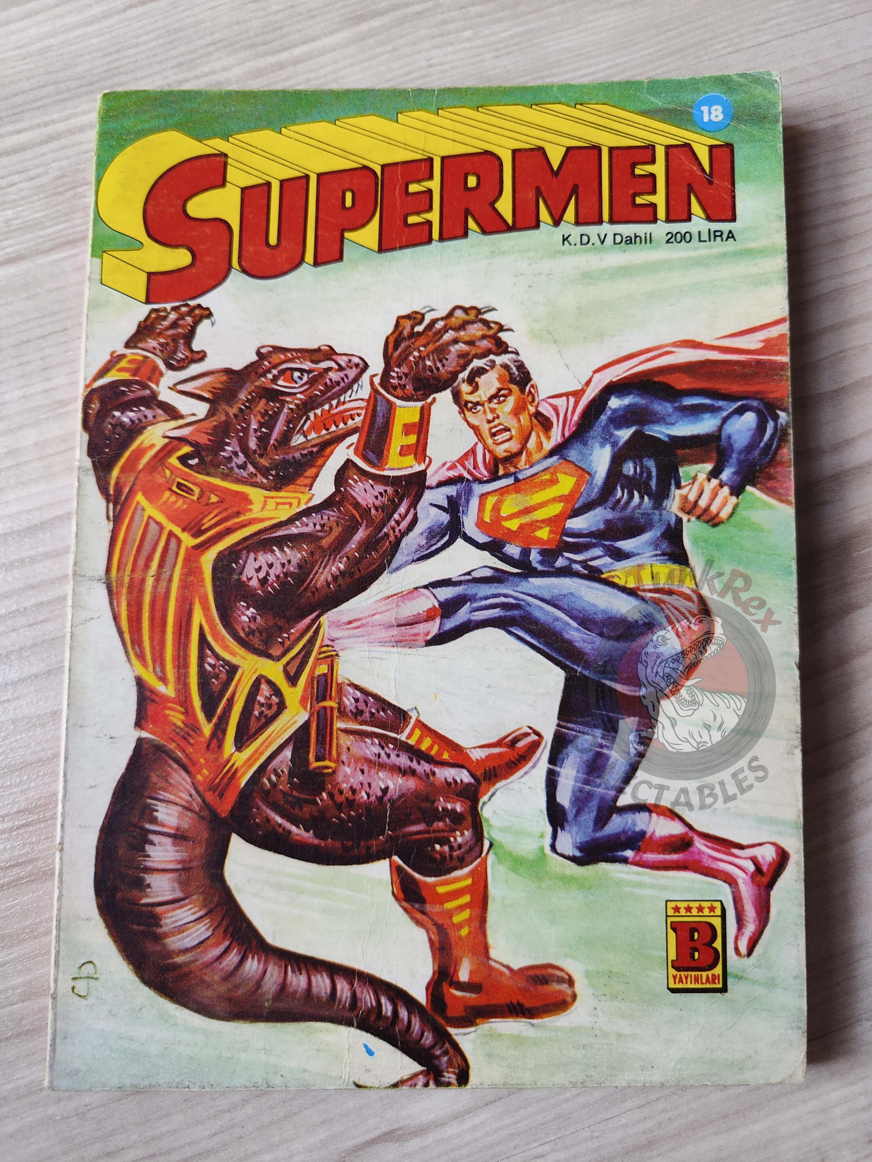 Superman #18 1983 Turkish Comic Turkey #367 #368 #360 Justice League of America #169