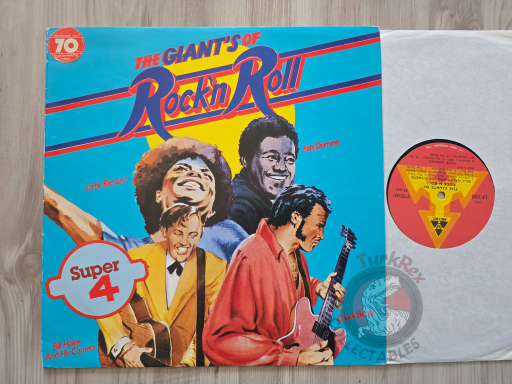 Various – The Giants Of Rock'n Roll Turkish Pressing Vinyl Turkey Edition