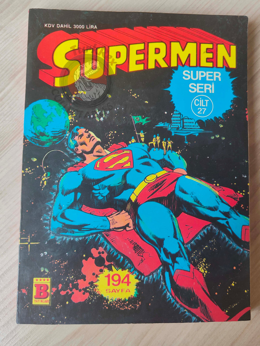 Superman Vol #27 1991 Turkish Comic Turkey #199 #420 Action Comics #582 Supergirl