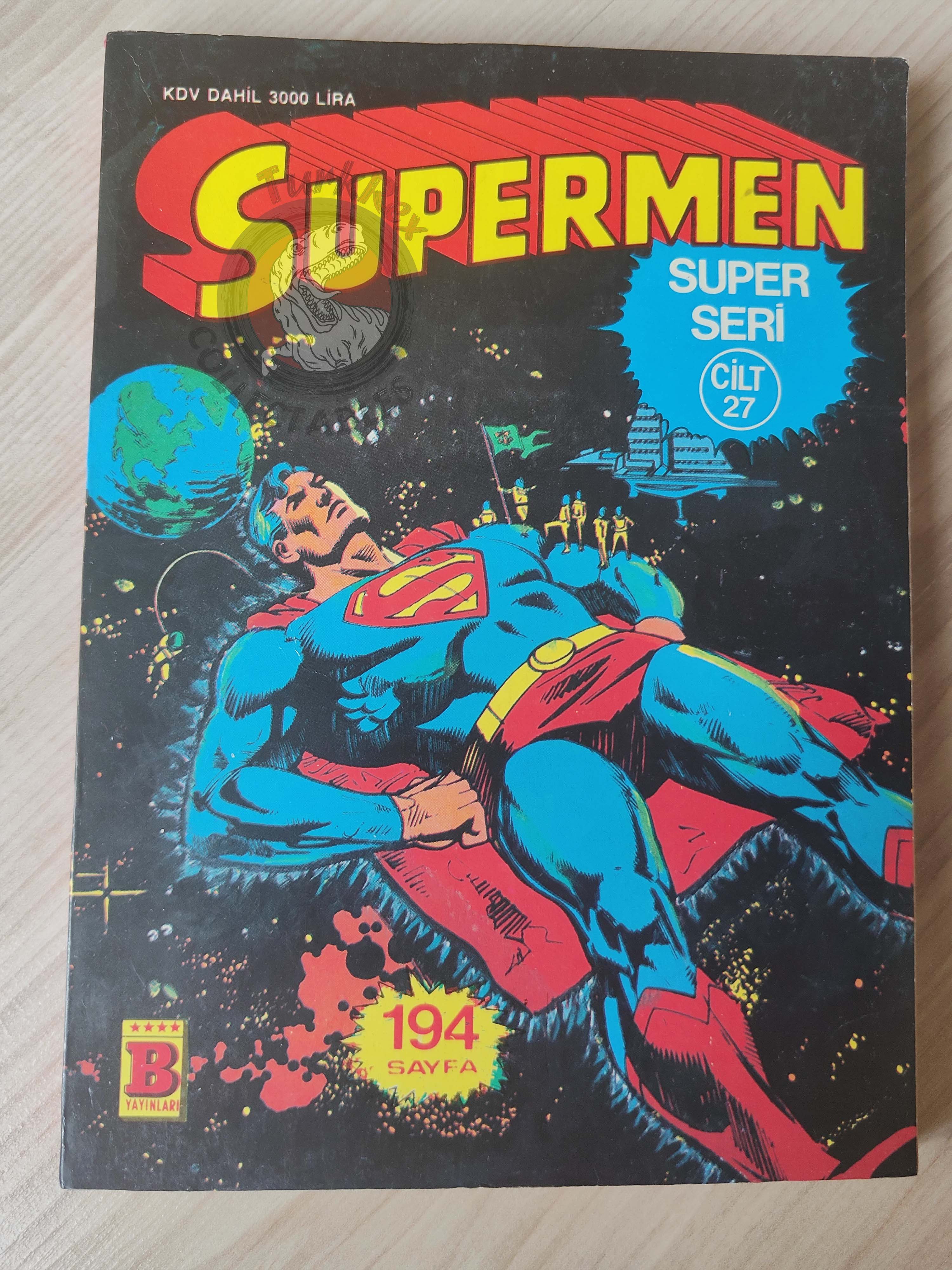 Superman Vol #27 1991 Turkish Comic Turkey #199 #420 Action Comics #582 Supergirl