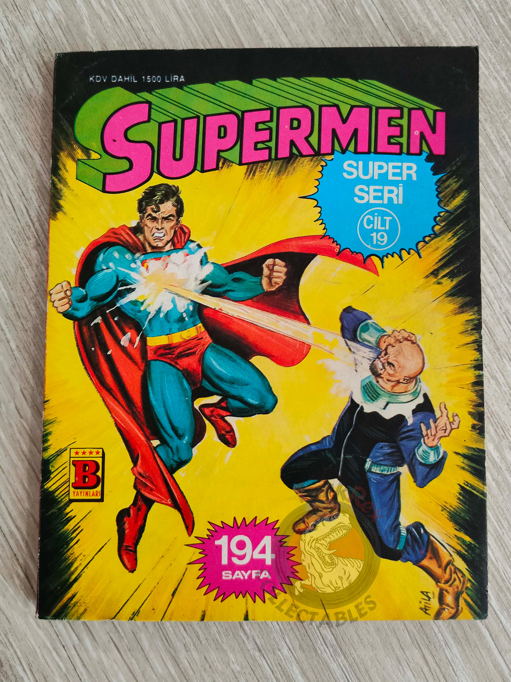 Superman Vol #19 1990 Turkish Comic Turkey Wonder Woman #270  DC Comics Presents #68