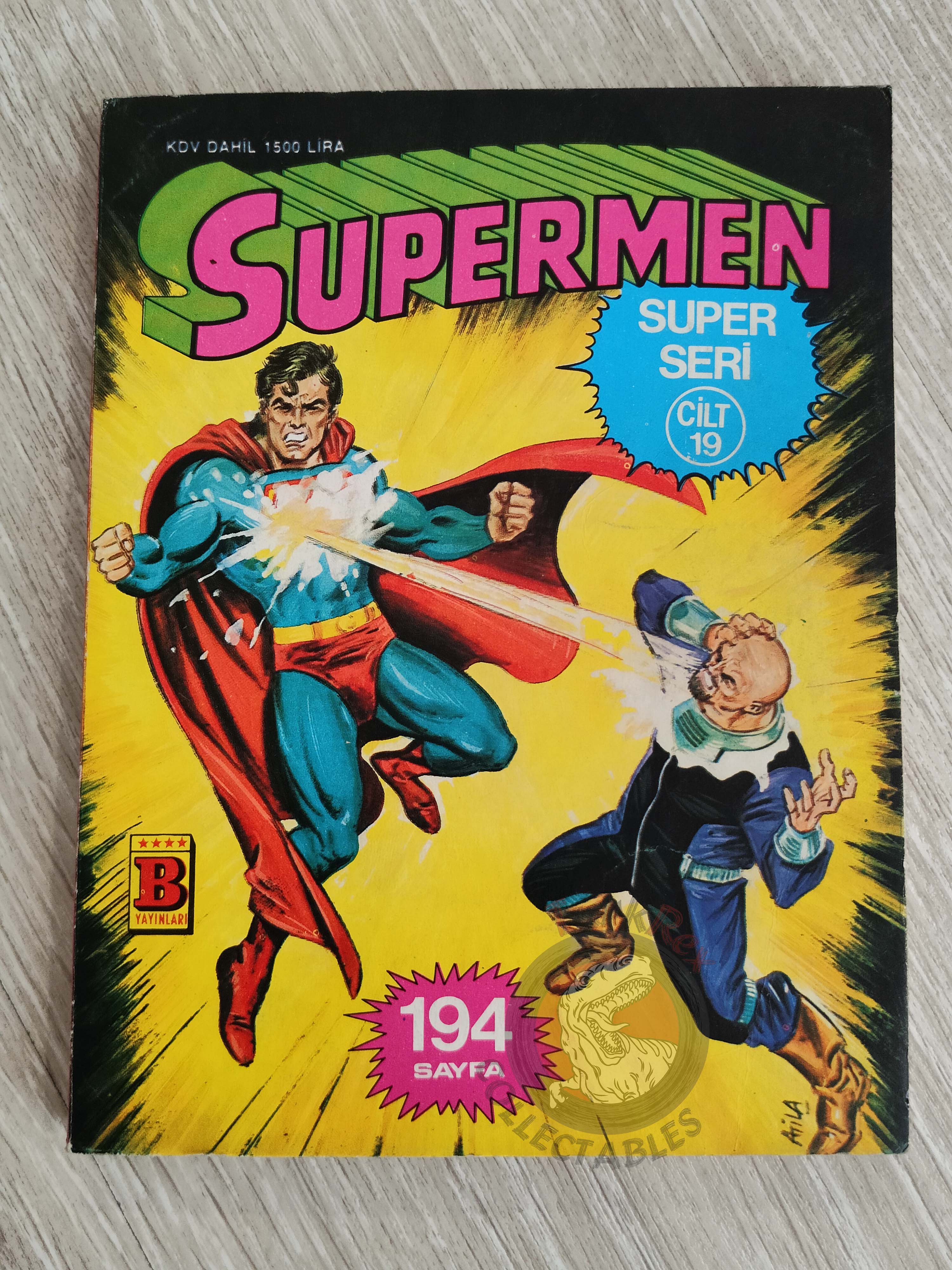 Superman Vol #19 1990 Turkish Comic Turkey Wonder Woman #270  DC Comics Presents #68