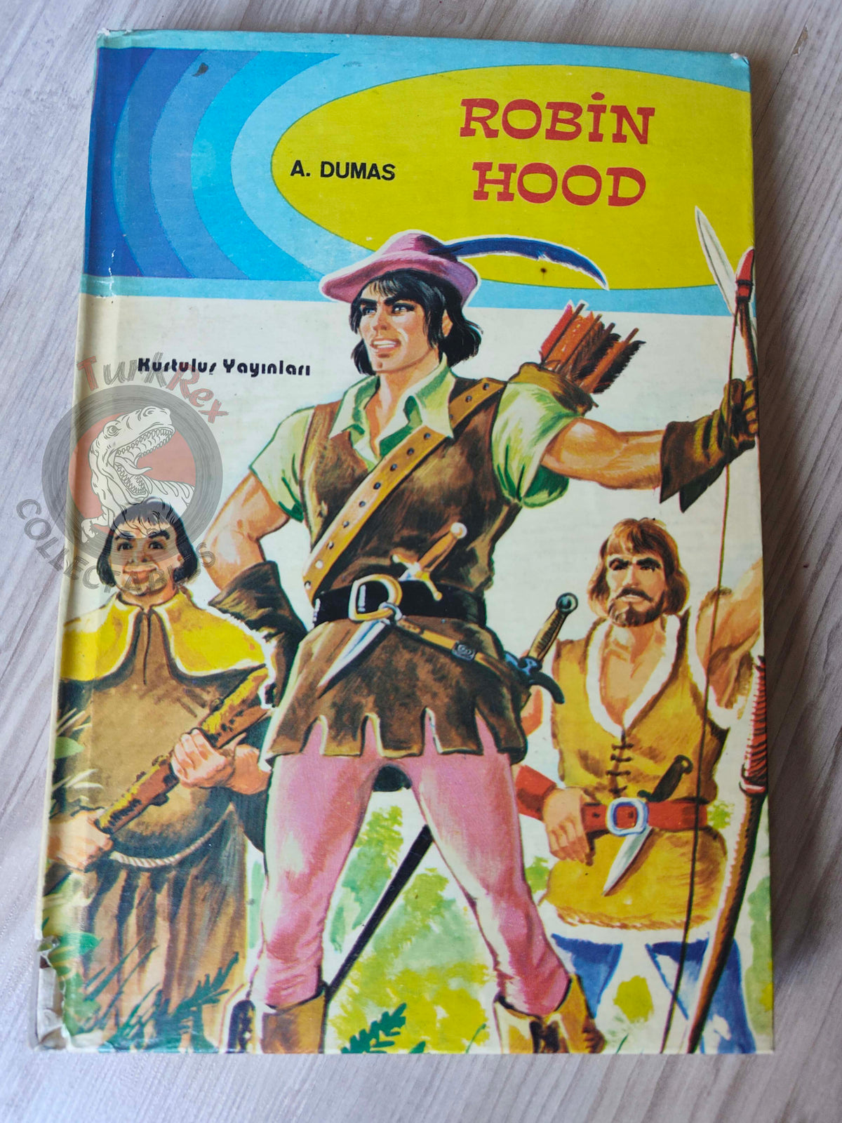 Robin Hood – Alexandre Dumas 1981 HC Turkish Book Turkey Illustrated