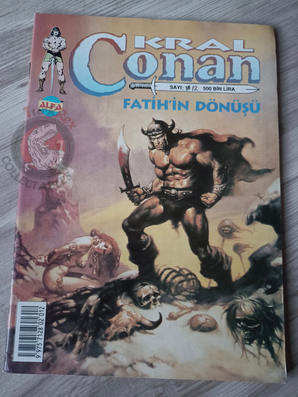 Kral Conan #12 The Savage Sword of #10 Turkish Comic Turkey King-Size Annual #4