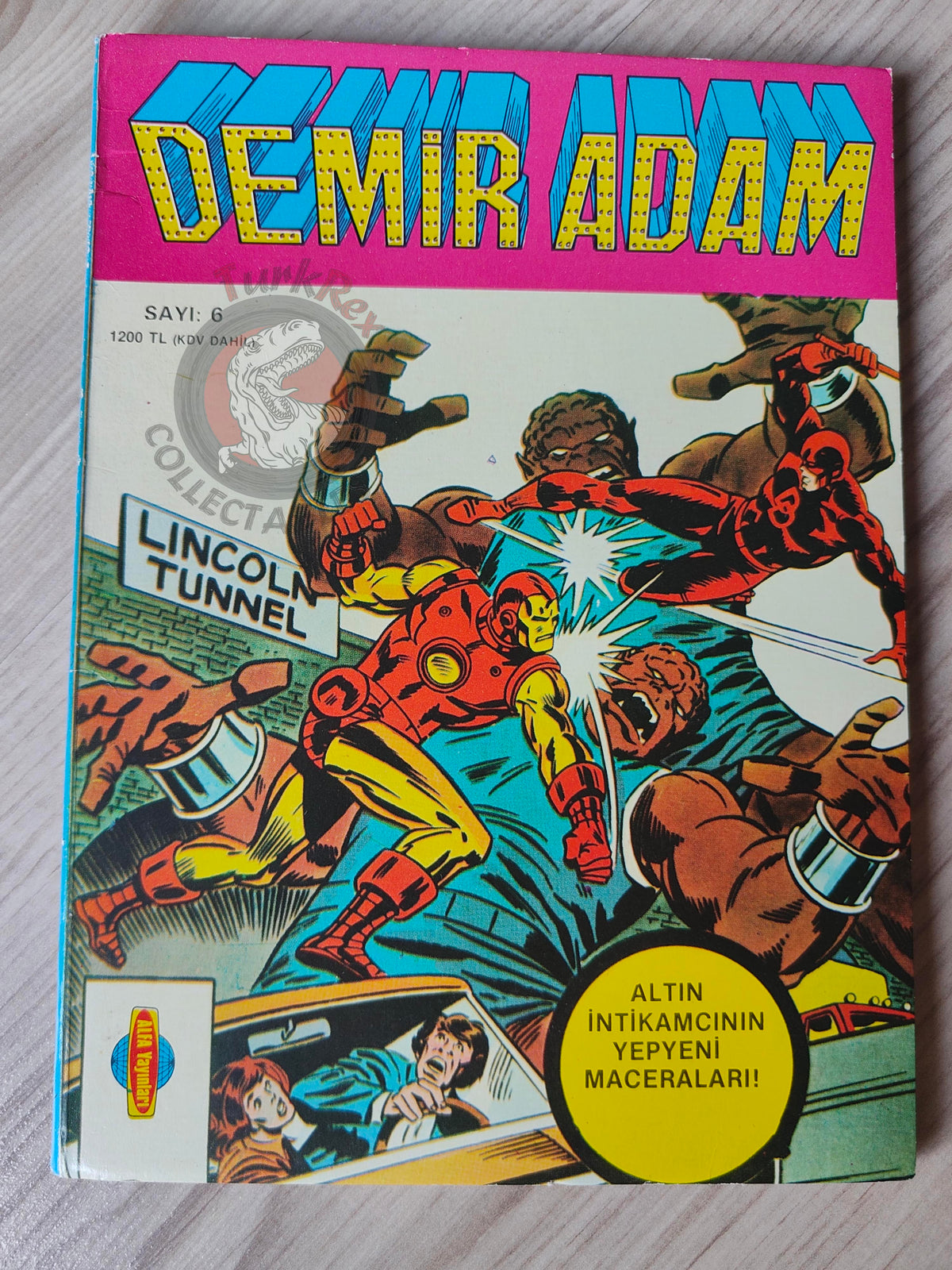 Iron Man #6 Demir Adam 1989 Turkish Comic Turkey #89 #90 #91 #92