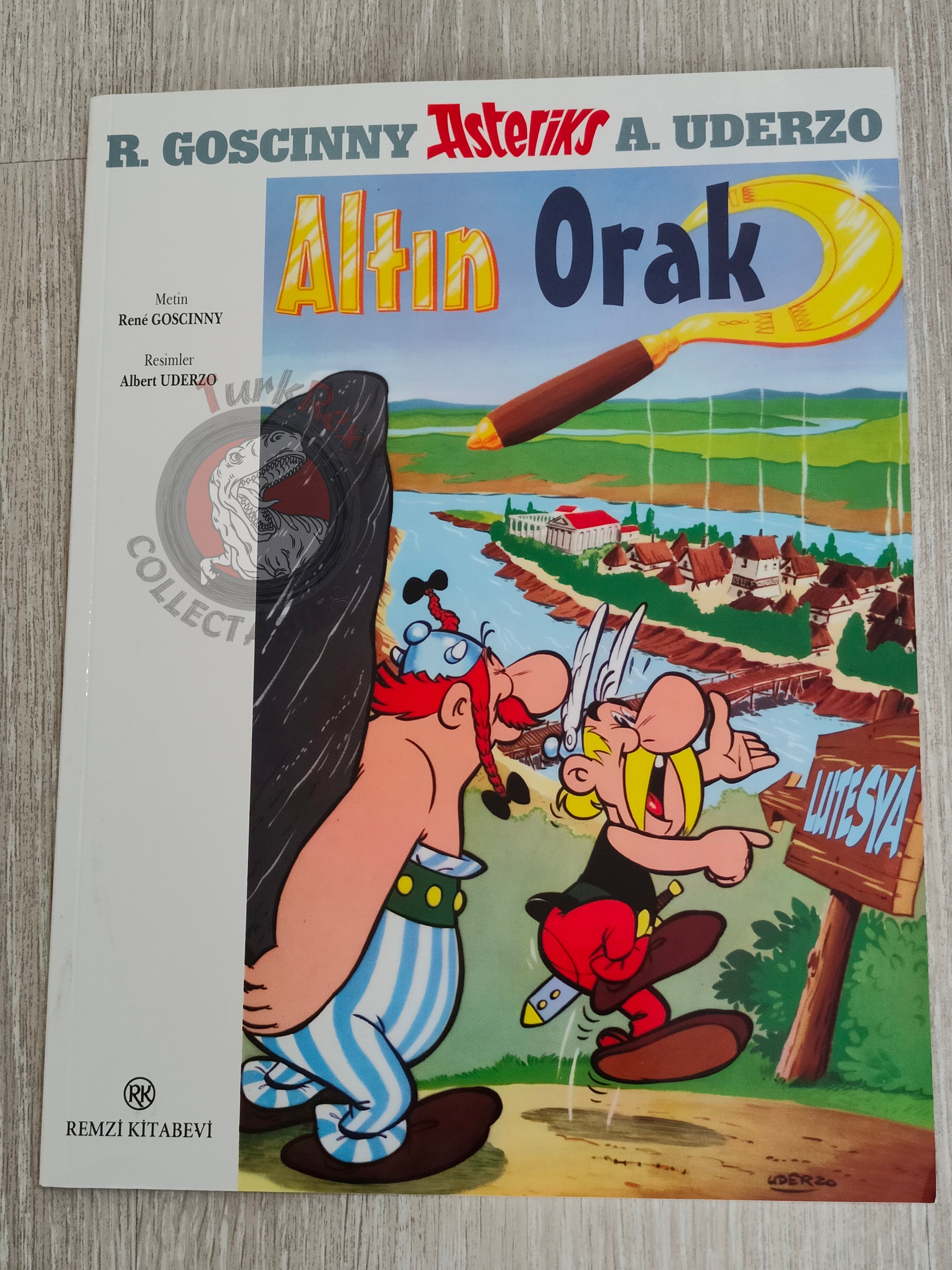 Asterix – Asterix and the Golden Sickle 2001 1st Edition Turkish Edition Comic Turkey