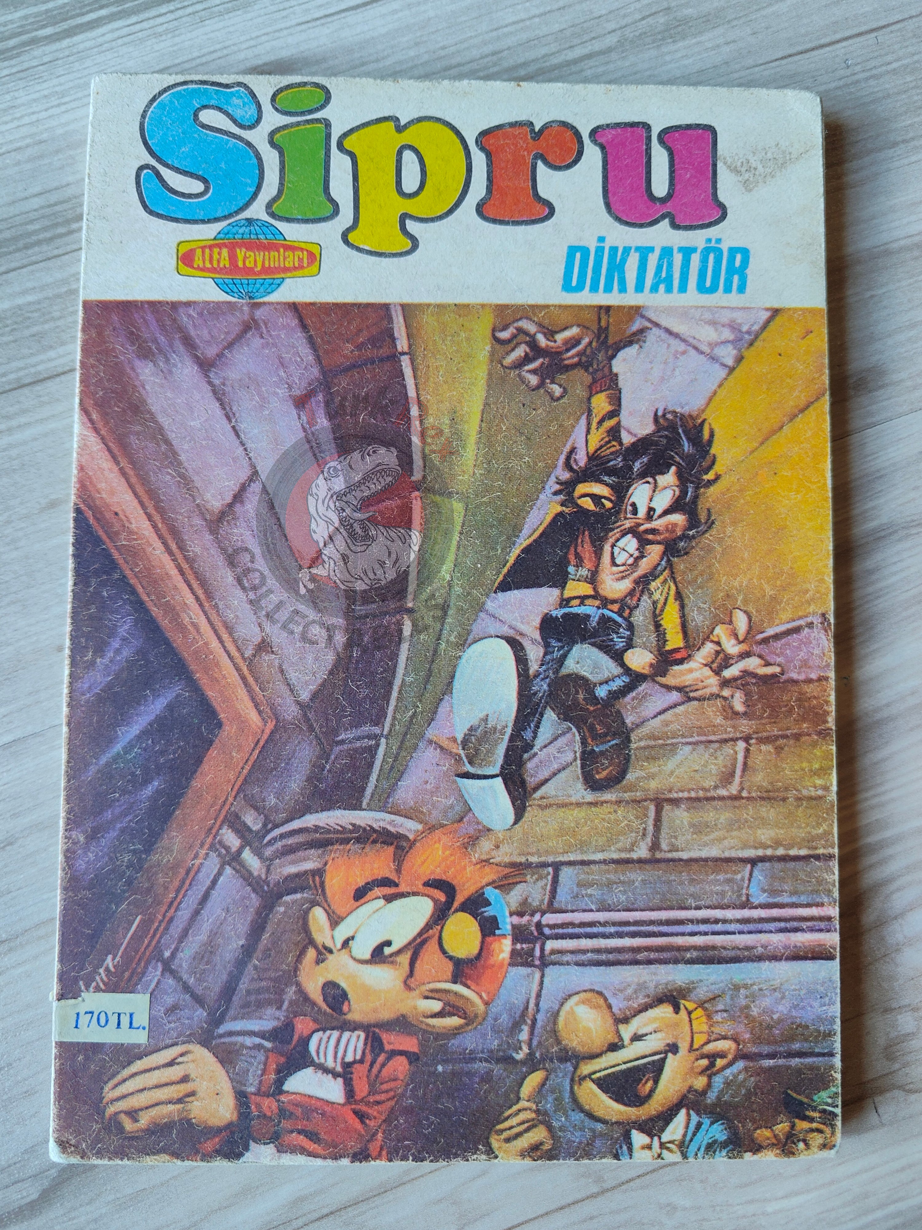 Spirou & Fantasio #2 Le dictateur et le champignon 1980 Turkish Comic Turkey