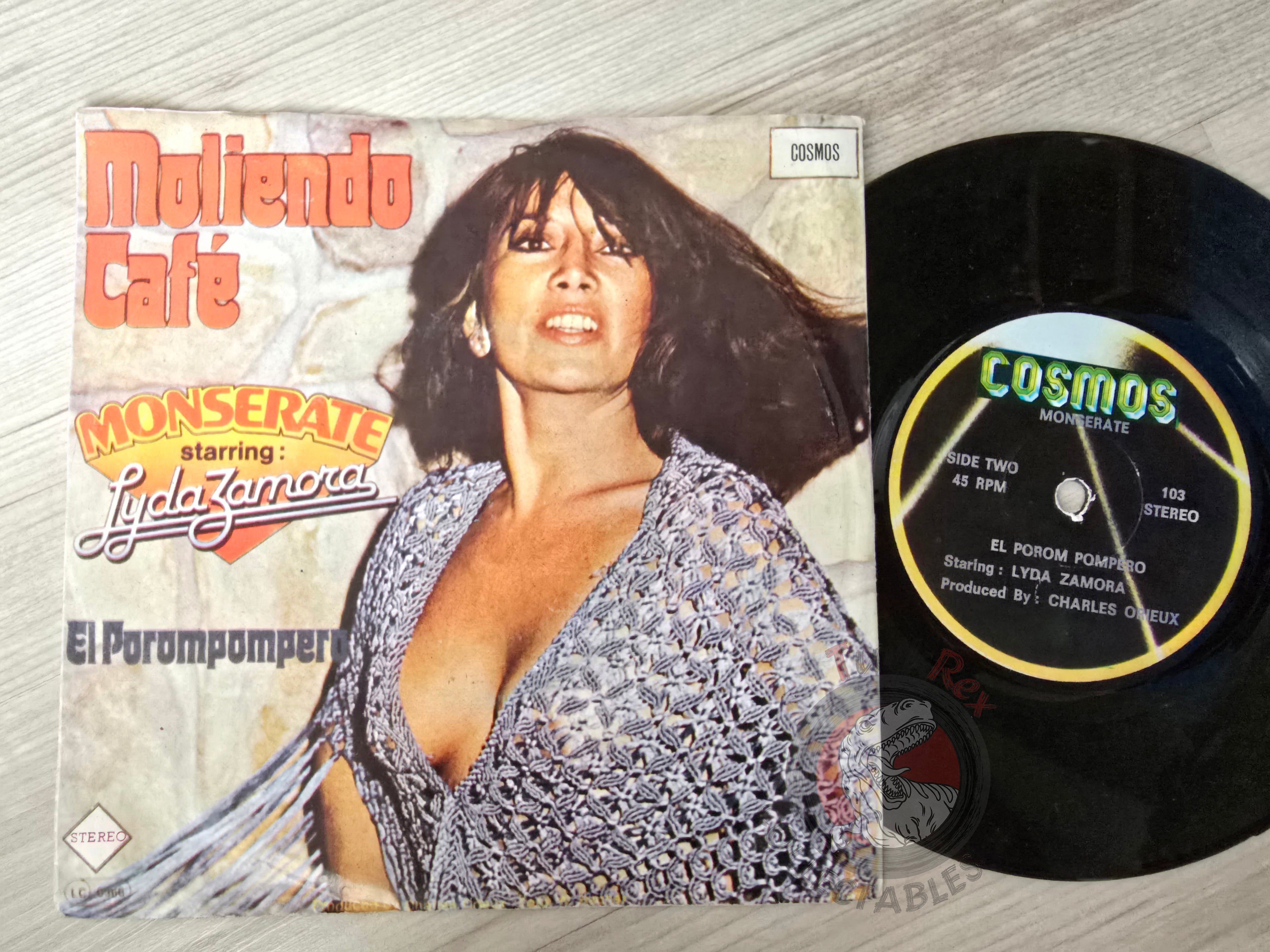 Monserate Starring Lyda Zamora – Moliendo Café 7" Turkish Pressing Vinyl Turkey Edition